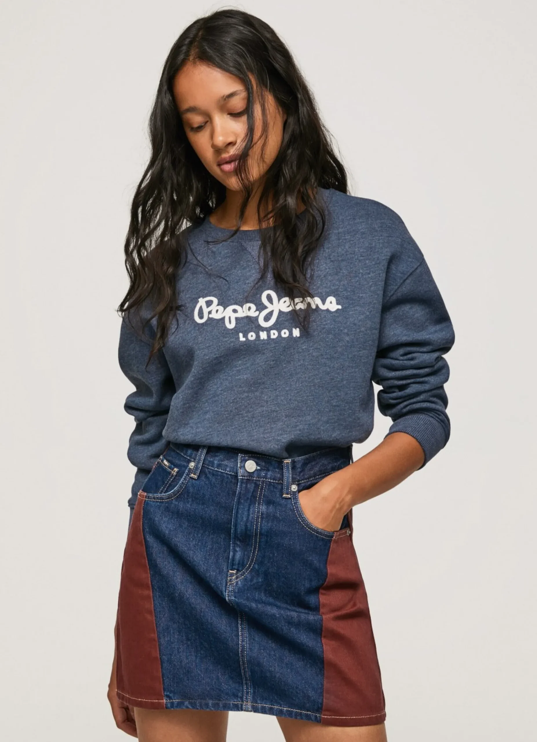 Mulher Pepe Jeans Sweatshirts>Sweatshirt Logo Estampado
