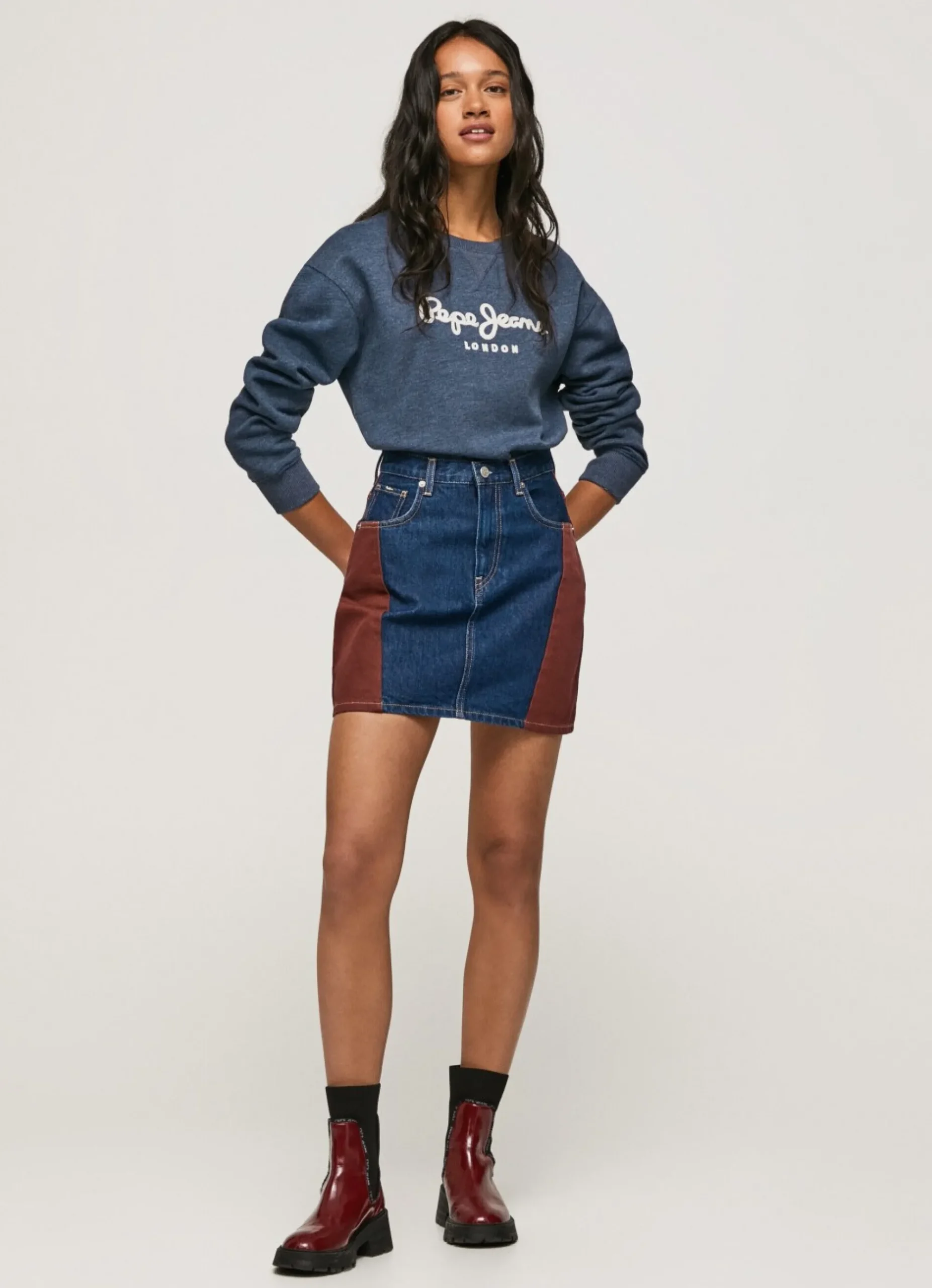 Mulher Pepe Jeans Sweatshirts>Sweatshirt Logo Estampado