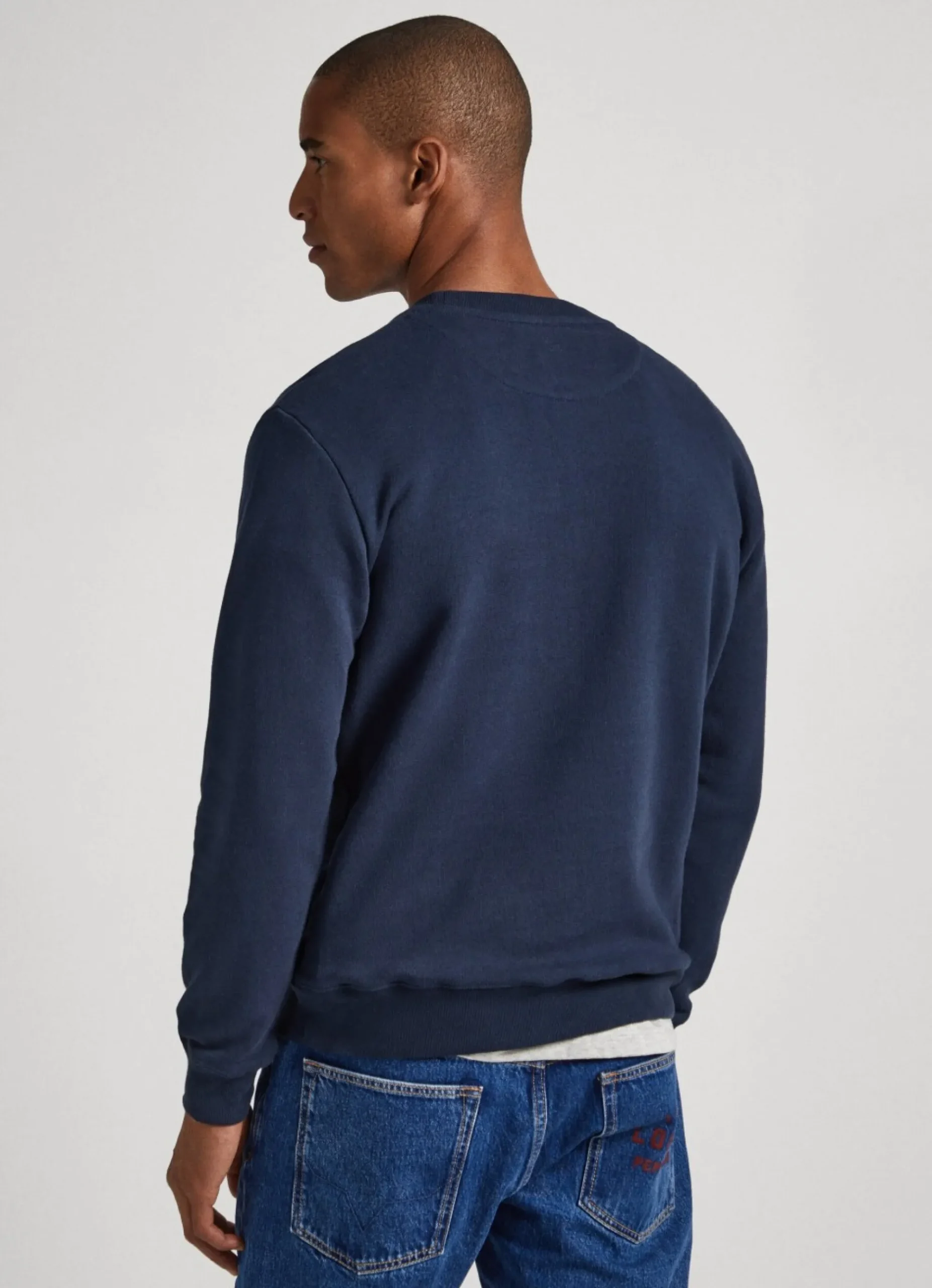 Homem Pepe Jeans Sweatshirts>Sweatshirt Unisexo Gola Redonda Estampada