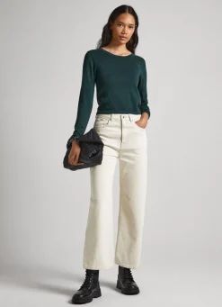 Mulher Pepe Jeans Malhas>Top De Malha Cropped Fit