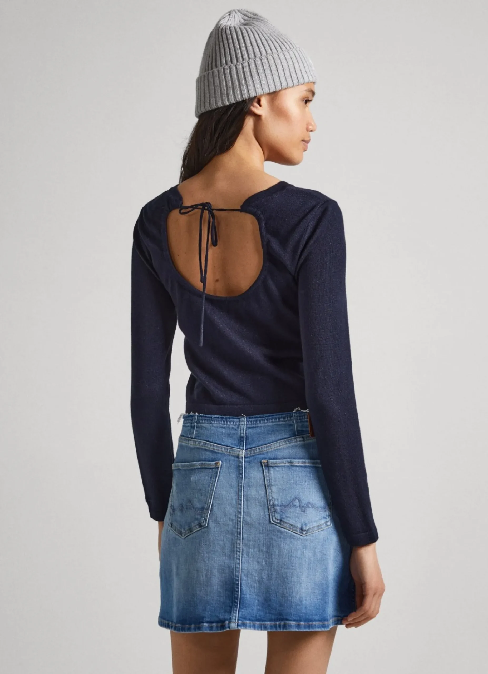 Mulher Pepe Jeans Malhas>Top De Malha Cropped Fit