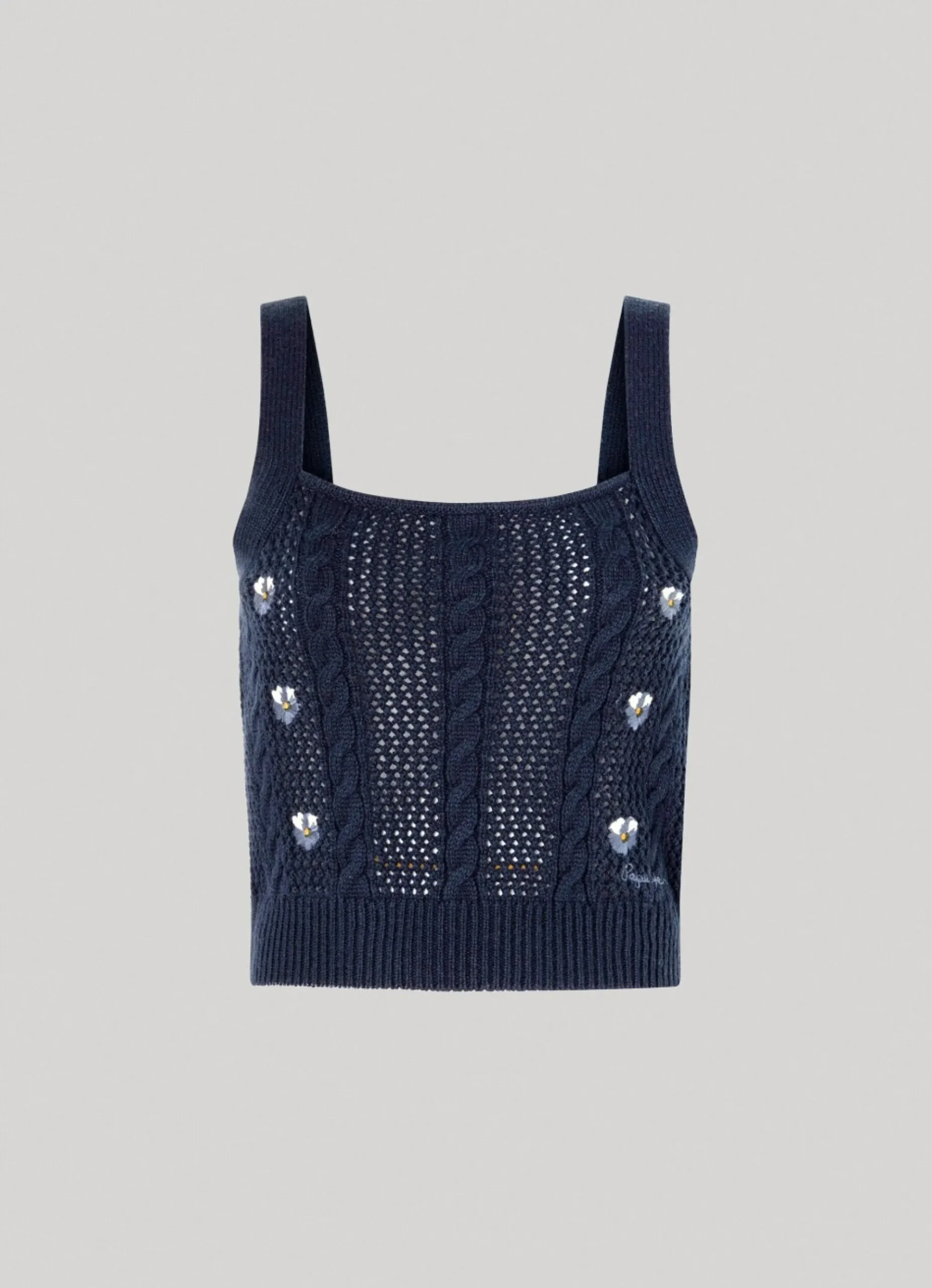Mulher Pepe Jeans Malhas>Top De Malha Floral
