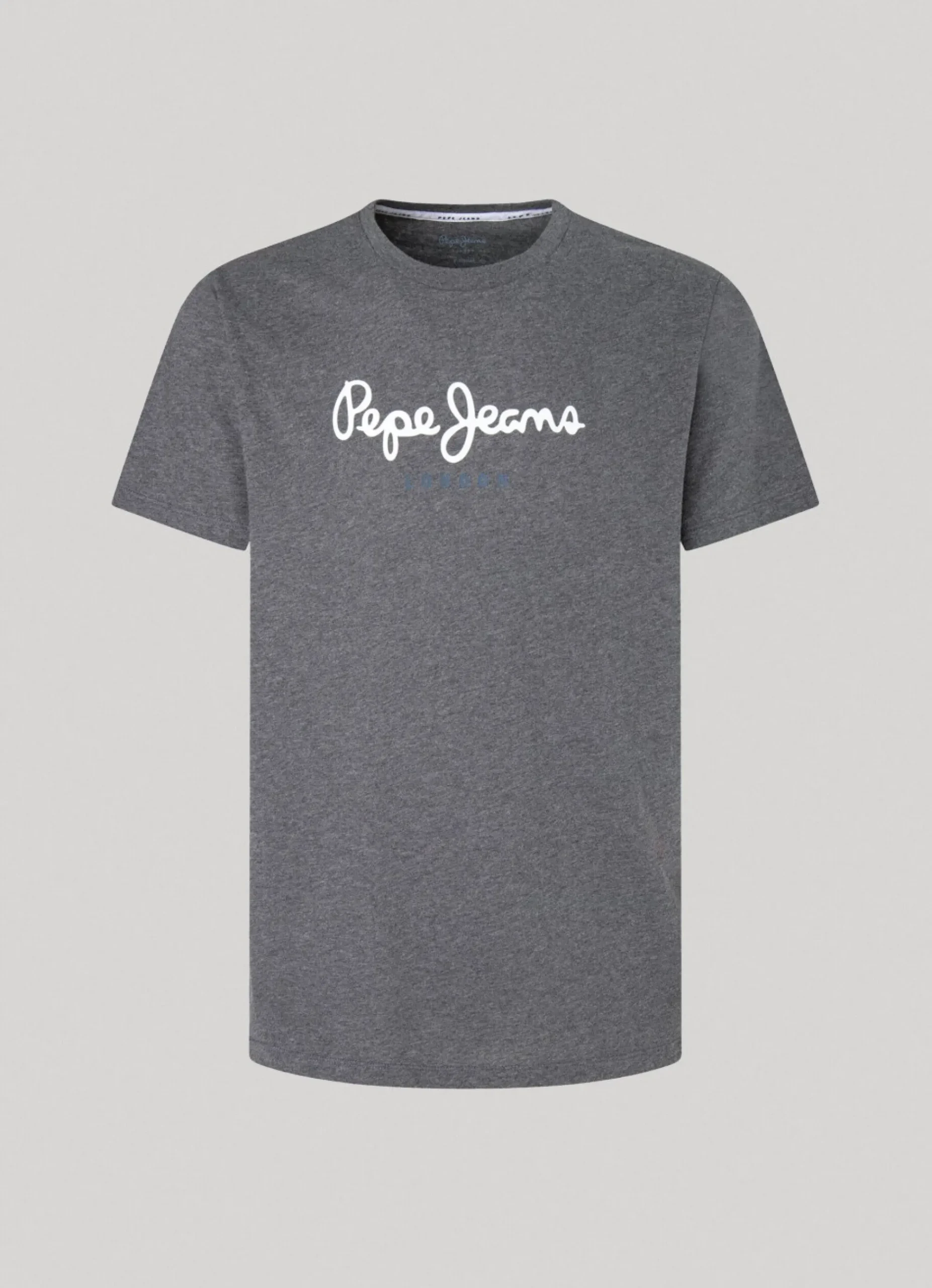 Homem Pepe Jeans T-Shirts>T-Shirt Algodao Logo Estampado