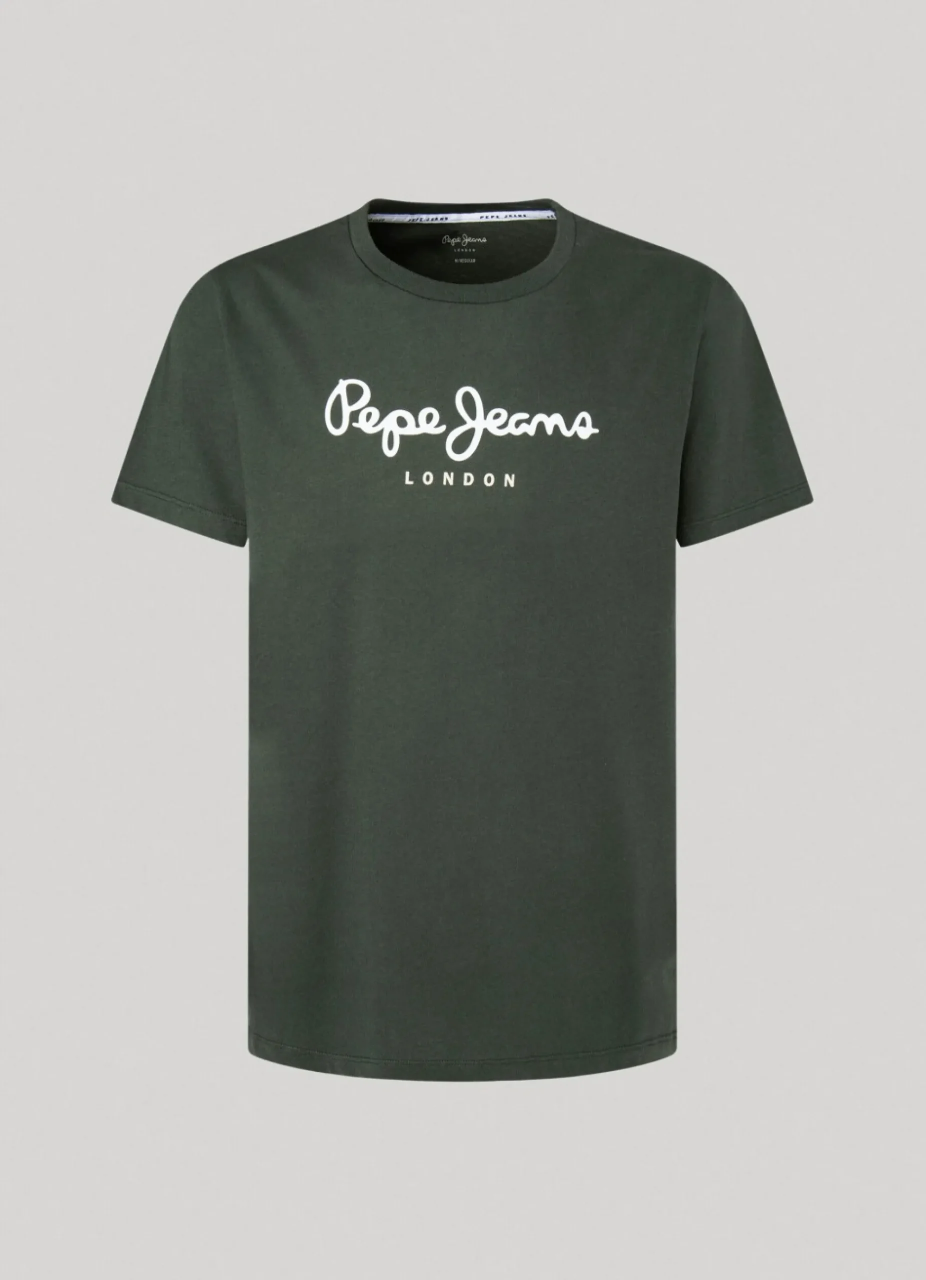 Homem Pepe Jeans T-Shirts>T-Shirt Algodao Logo Estampado