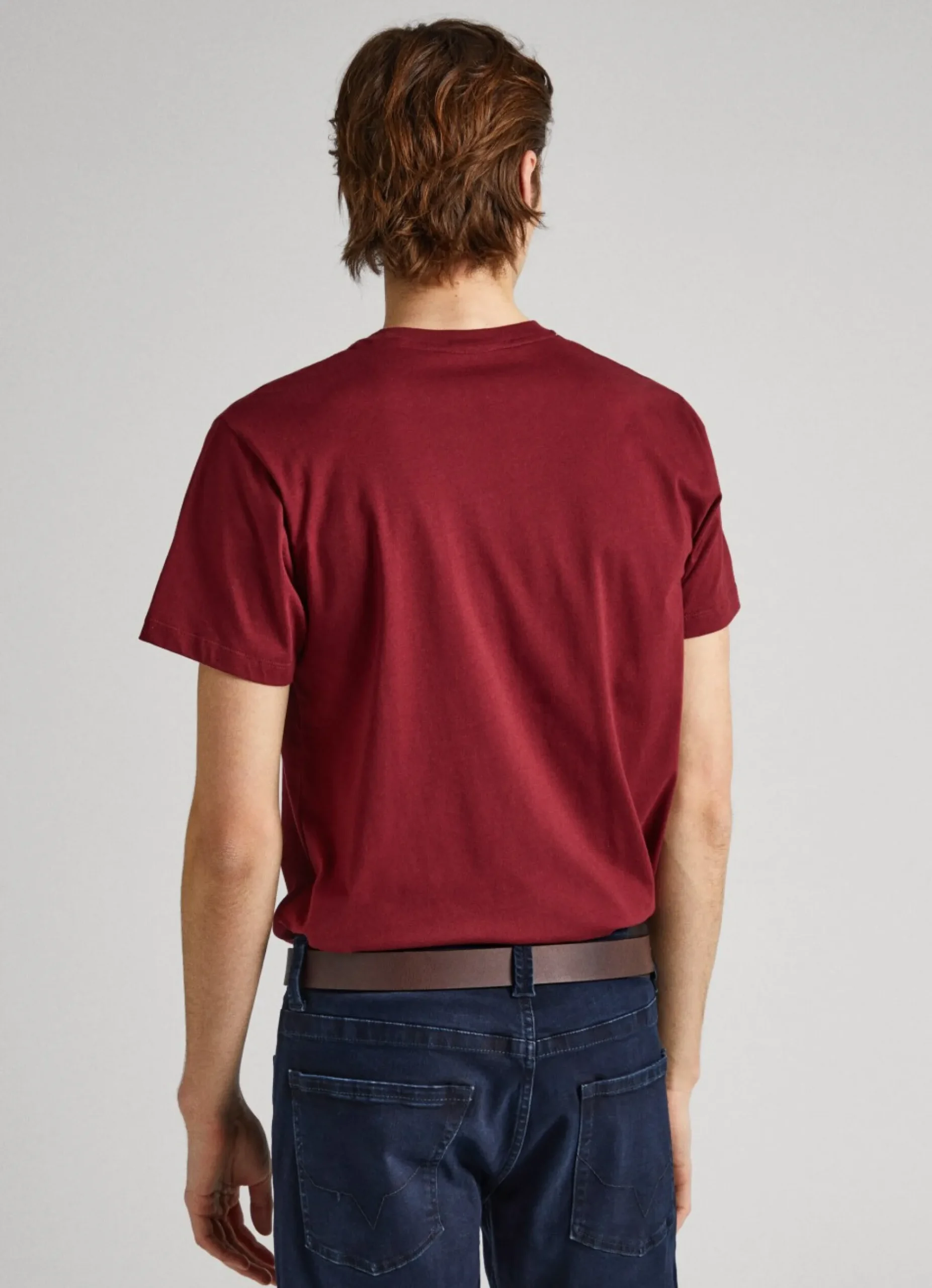 Homem Pepe Jeans T-Shirts>T-Shirt Algodao Logo Estampado