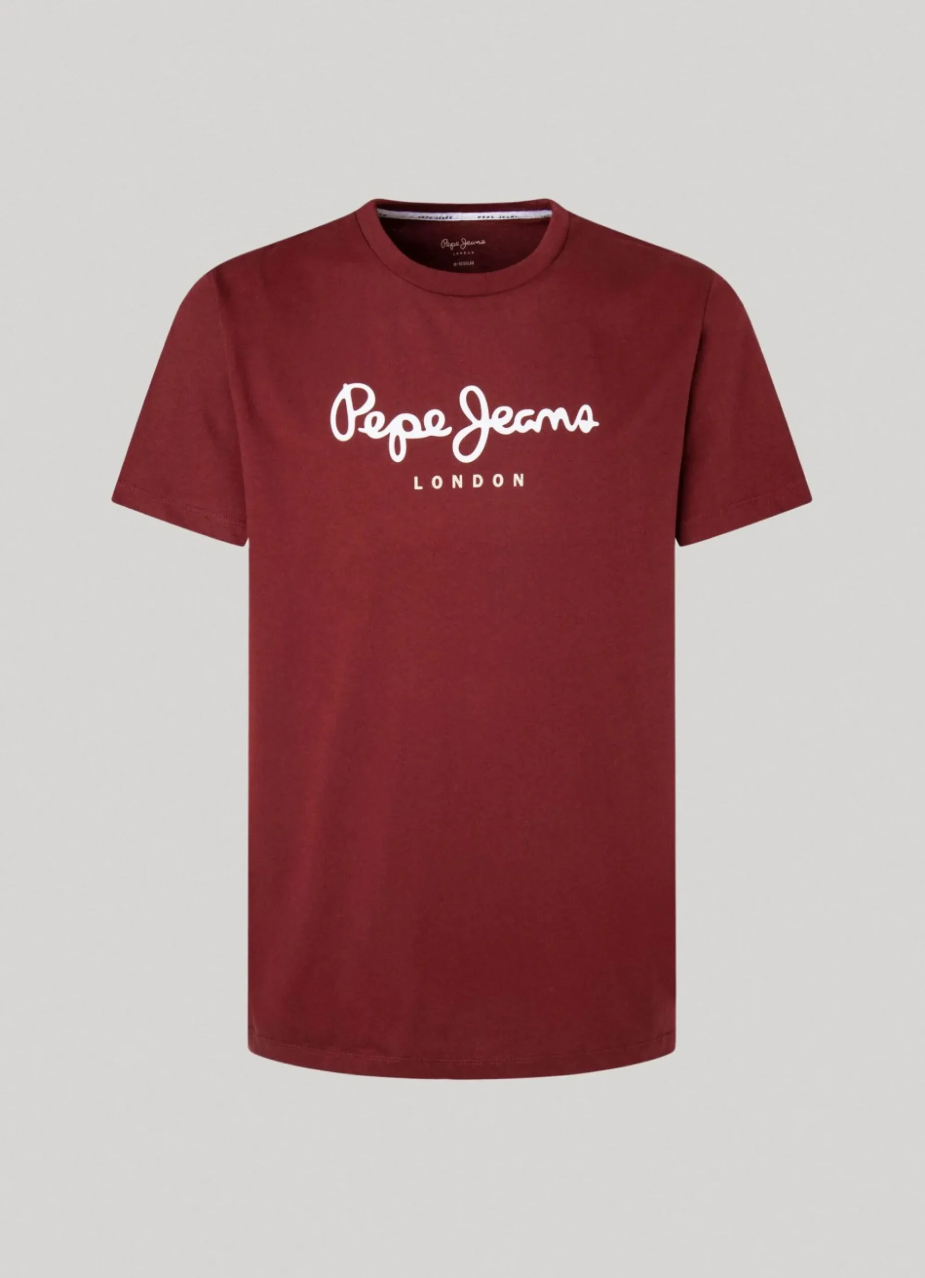 Homem Pepe Jeans T-Shirts>T-Shirt Algodao Logo Estampado