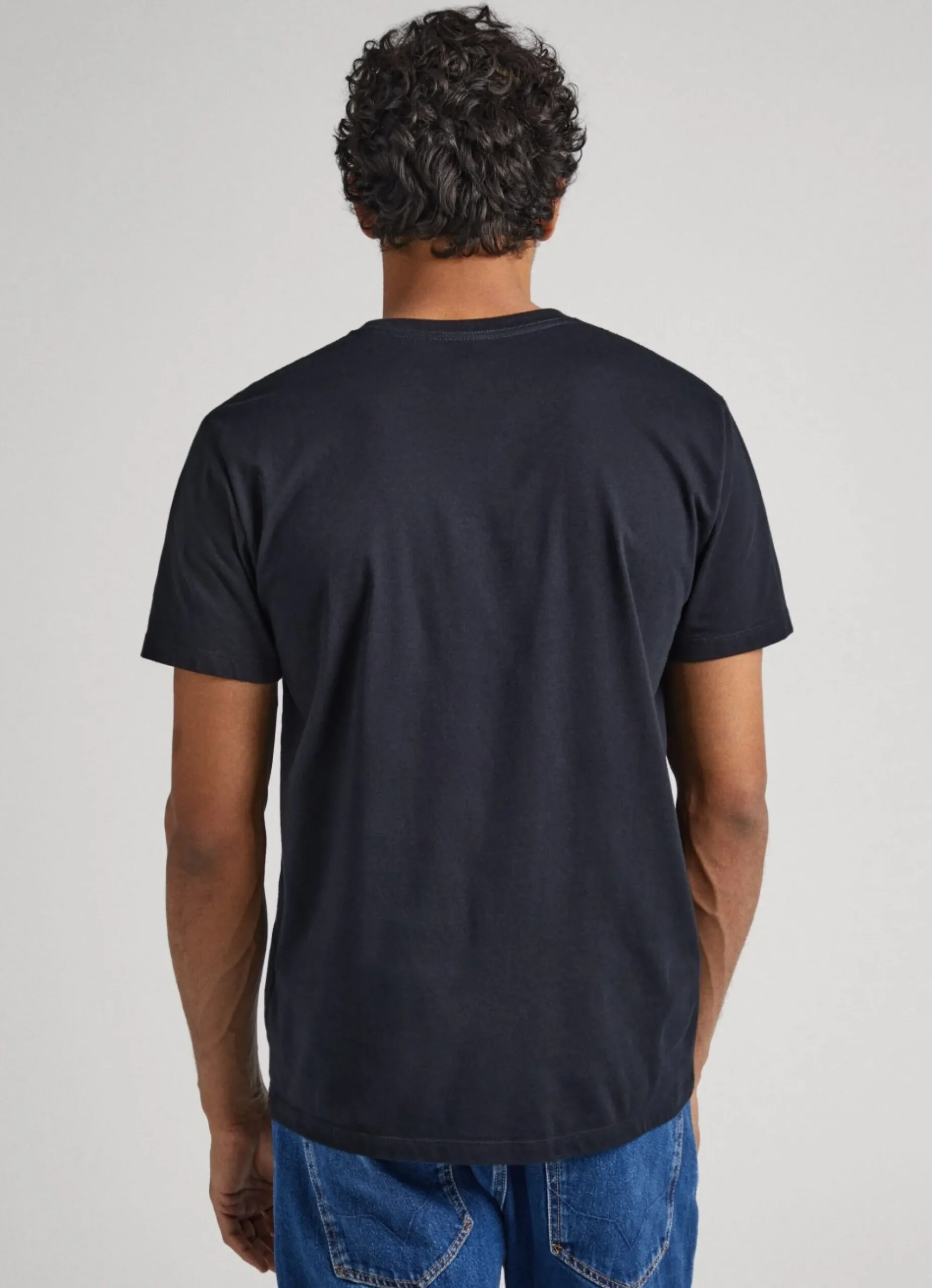 Homem Pepe Jeans T-Shirts>T-Shirt Algodao Logo Estampado