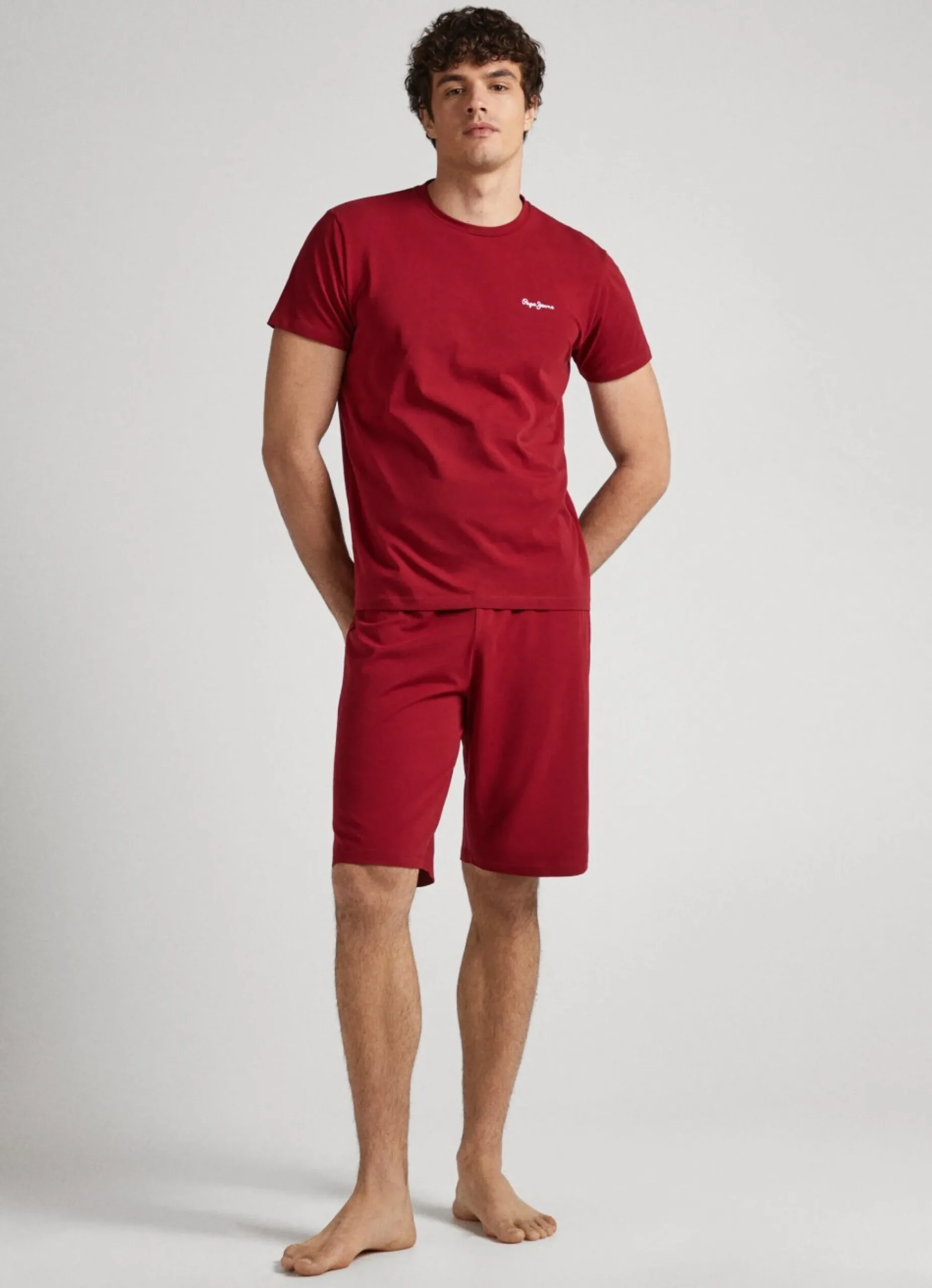 Homem Pepe Jeans Underwear>T-Shirt Algodao Logo Estampado