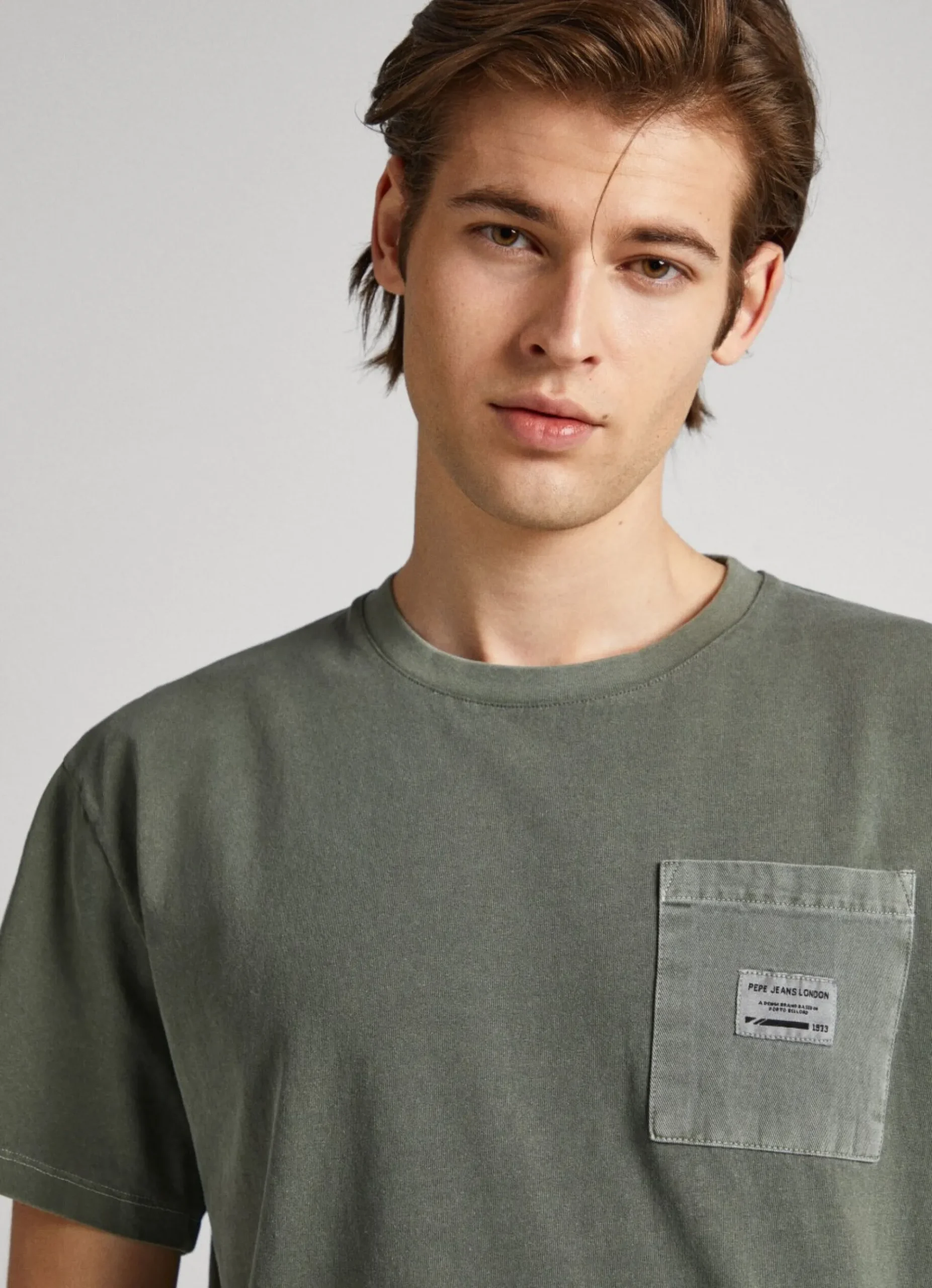 Homem Pepe Jeans T-Shirts>T-Shirt Com Bolso Frontal