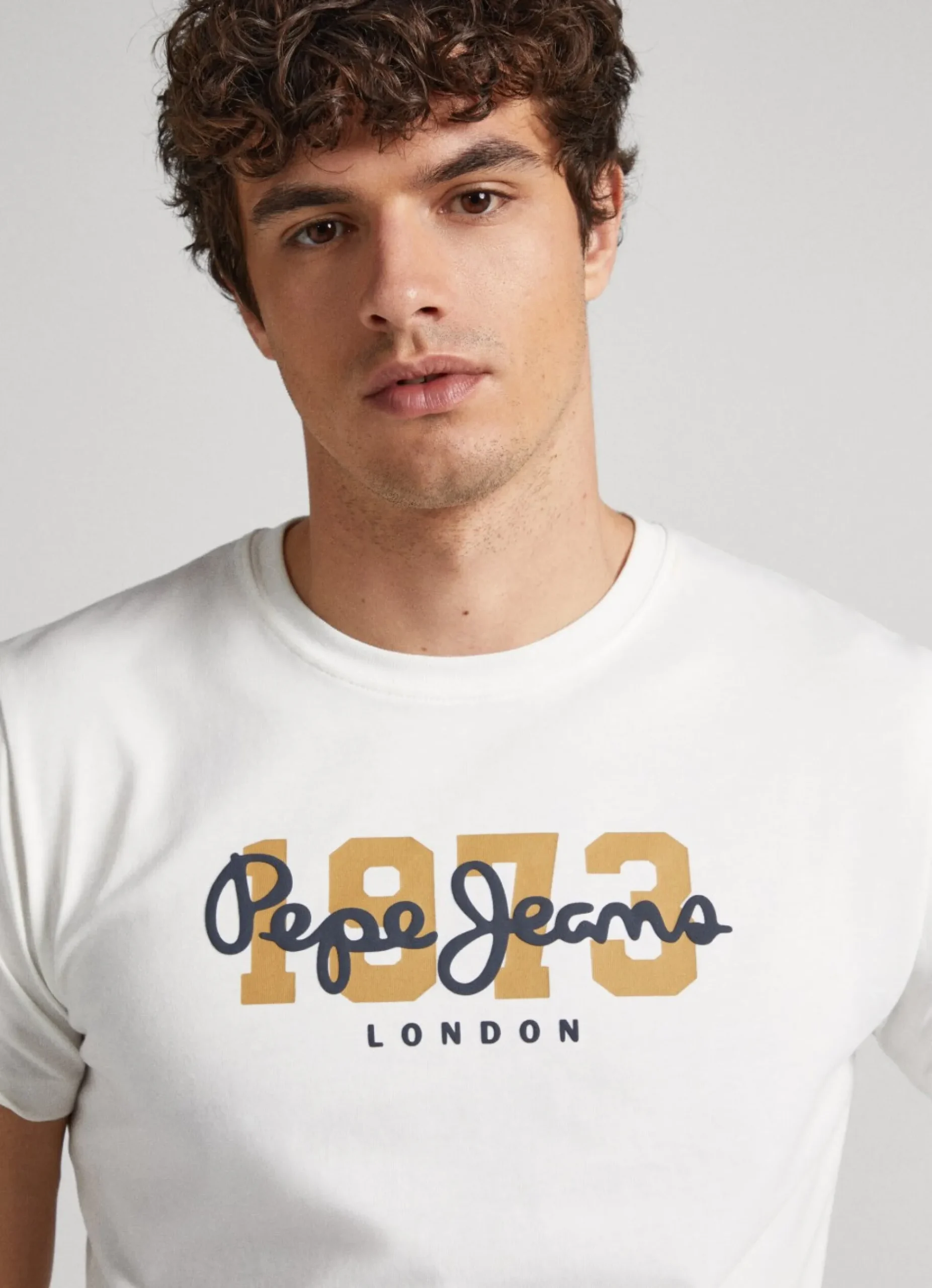 Homem Pepe Jeans T-Shirts>T-Shirt Com Logo 1973