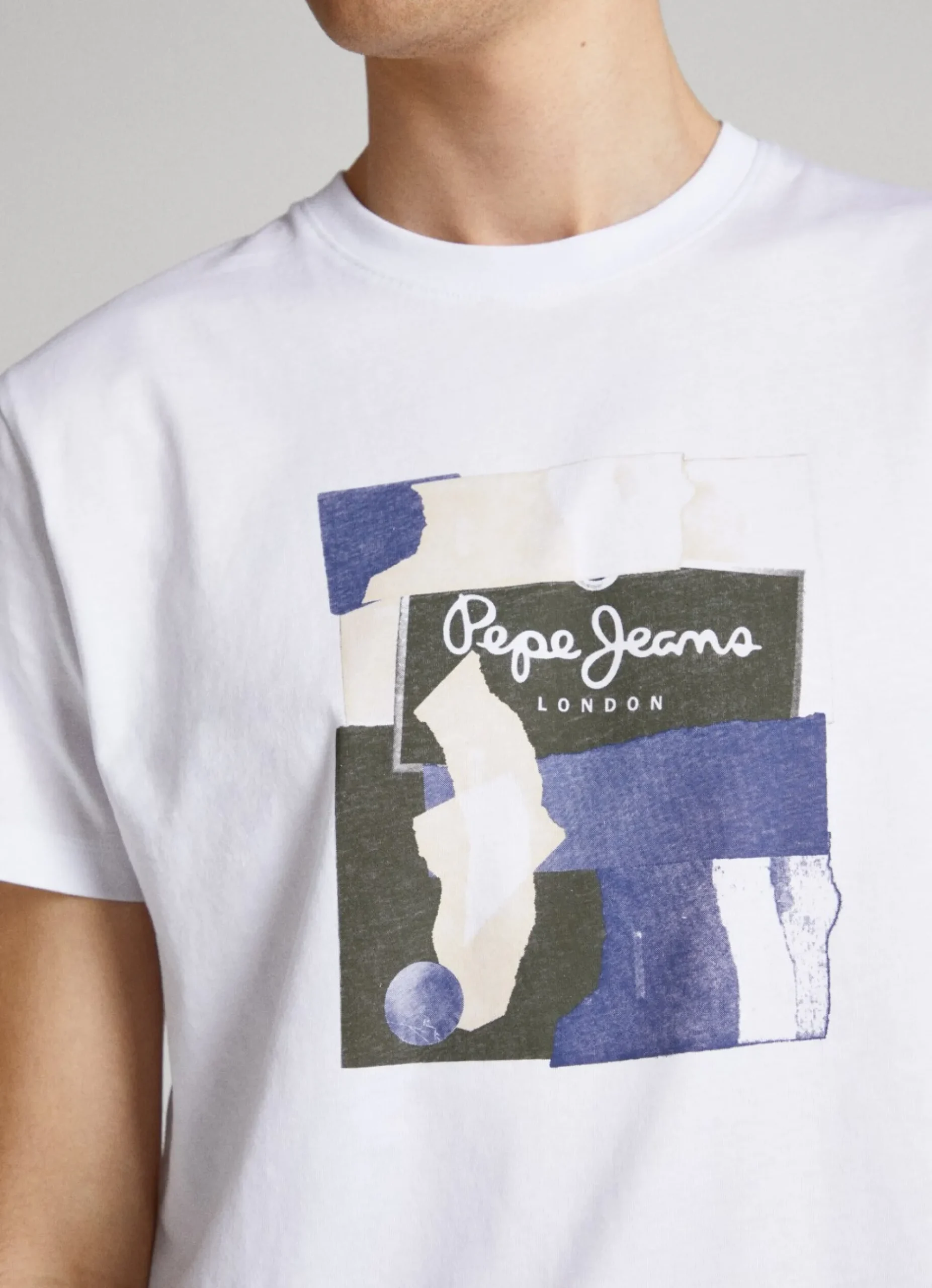 Homem Pepe Jeans T-Shirts>T-Shirt Com Logo Estampado