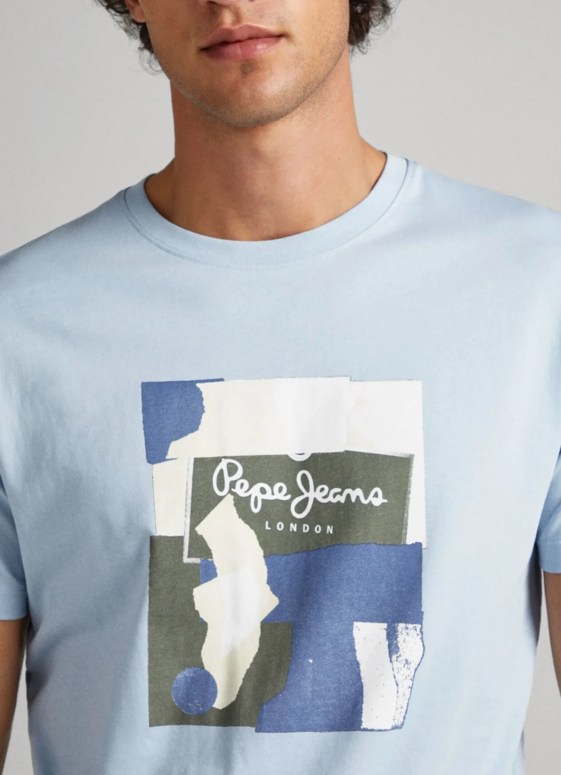 Homem Pepe Jeans T-Shirts>T-Shirt Com Logo Estampado