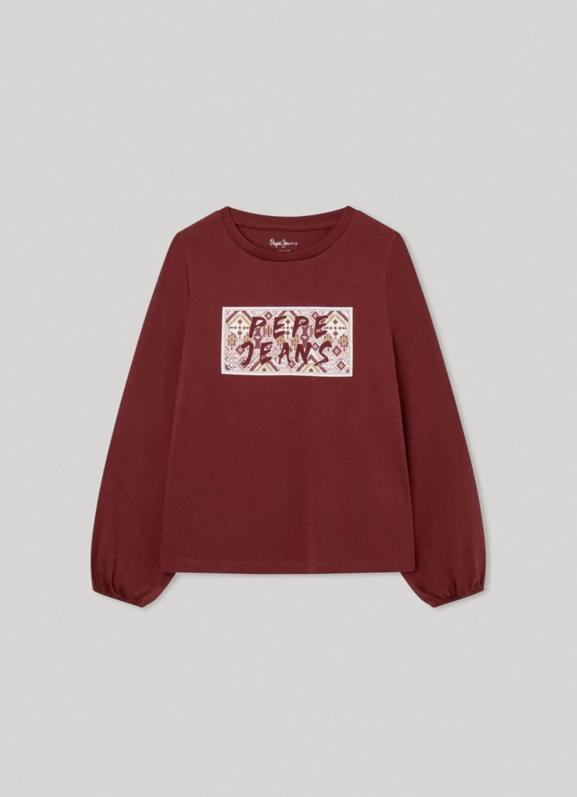 Rapariga Pepe Jeans Camisas E T-Shirts>T-Shirt Com Logo Ornamental