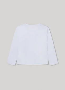 Rapariga Pepe Jeans Camisas E T-Shirts>T-Shirt Com Logo Strass
