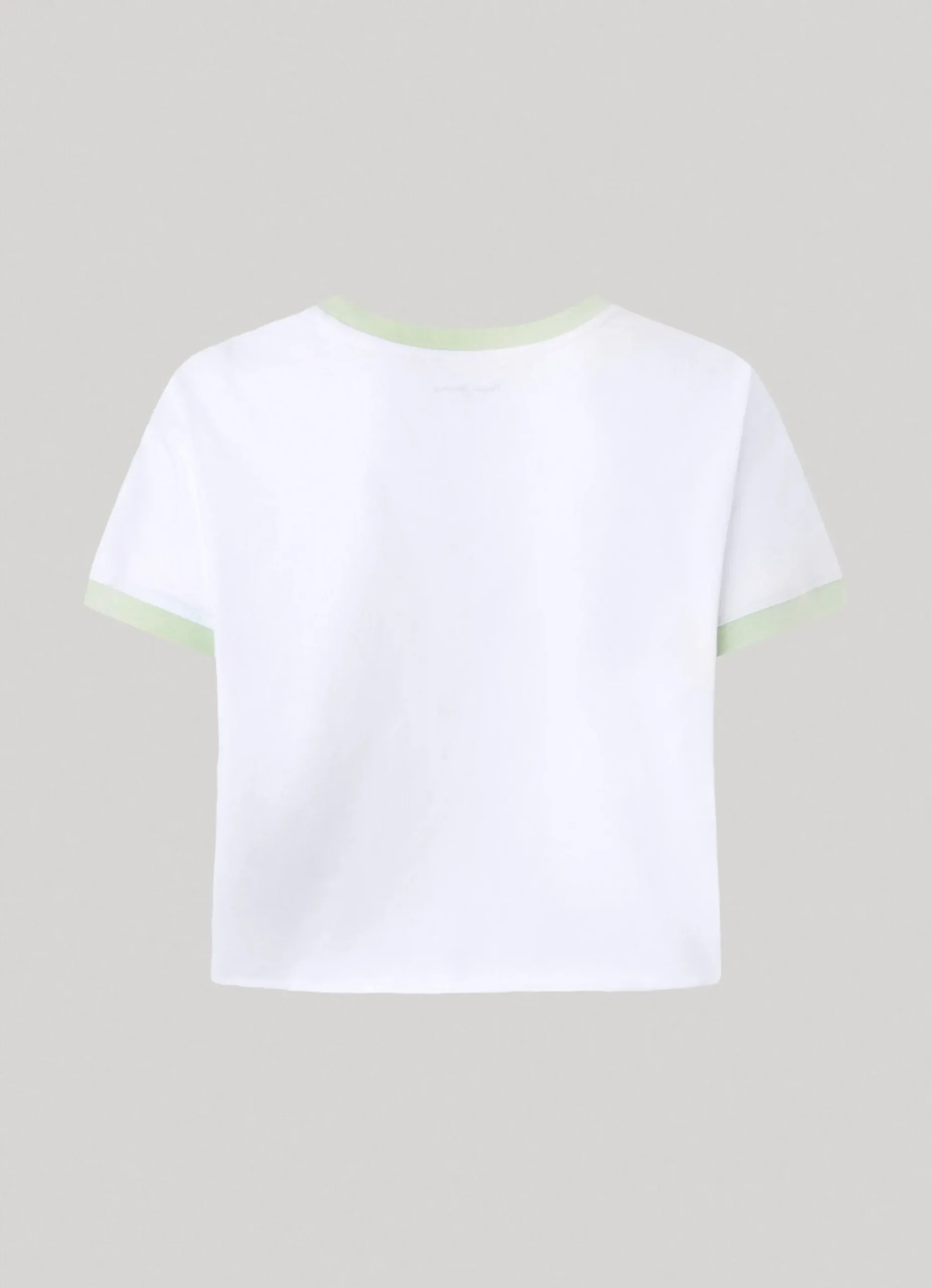 Mulher Pepe Jeans T-Shirts>T-Shirt Cropped Fit Logo Estampado