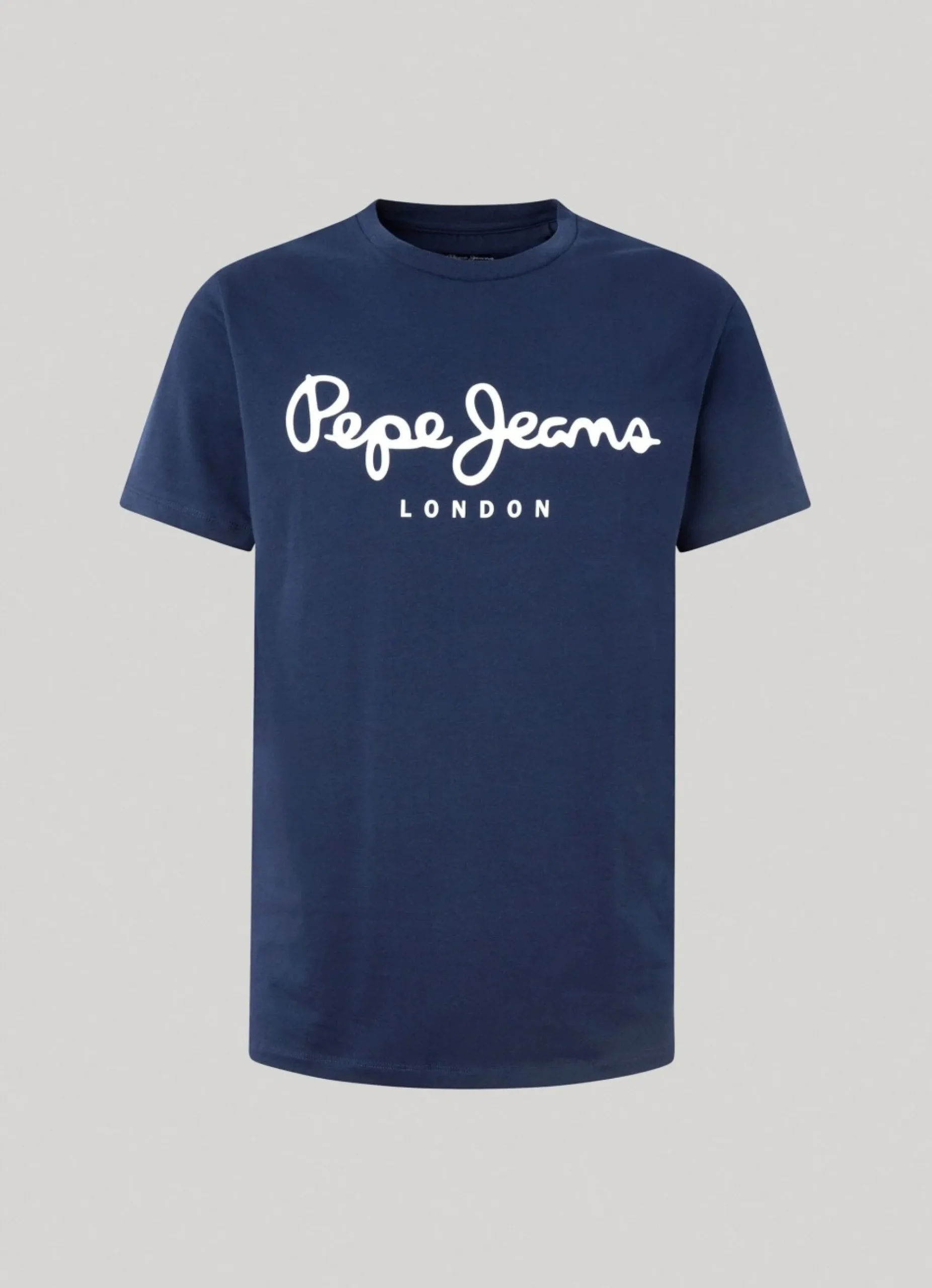 Homem Pepe Jeans T-Shirts>T-Shirt De Algodao De Manga Curta