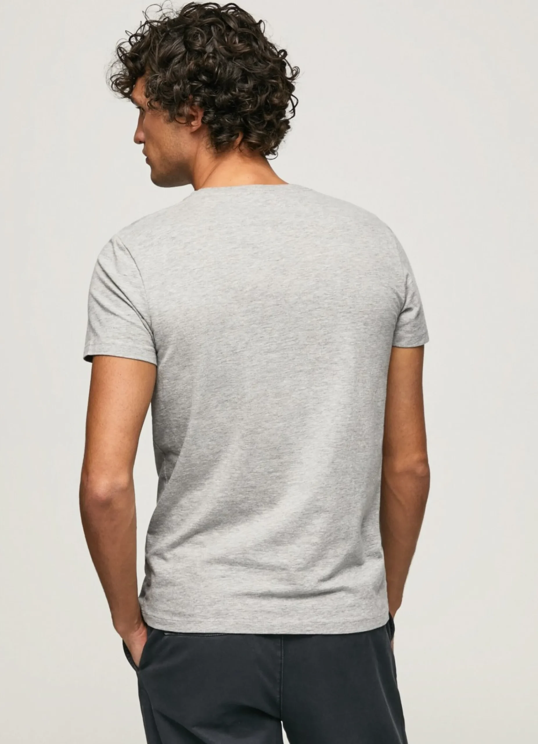 Homem Pepe Jeans T-Shirts>T-Shirt De Algodao De Manga Curta