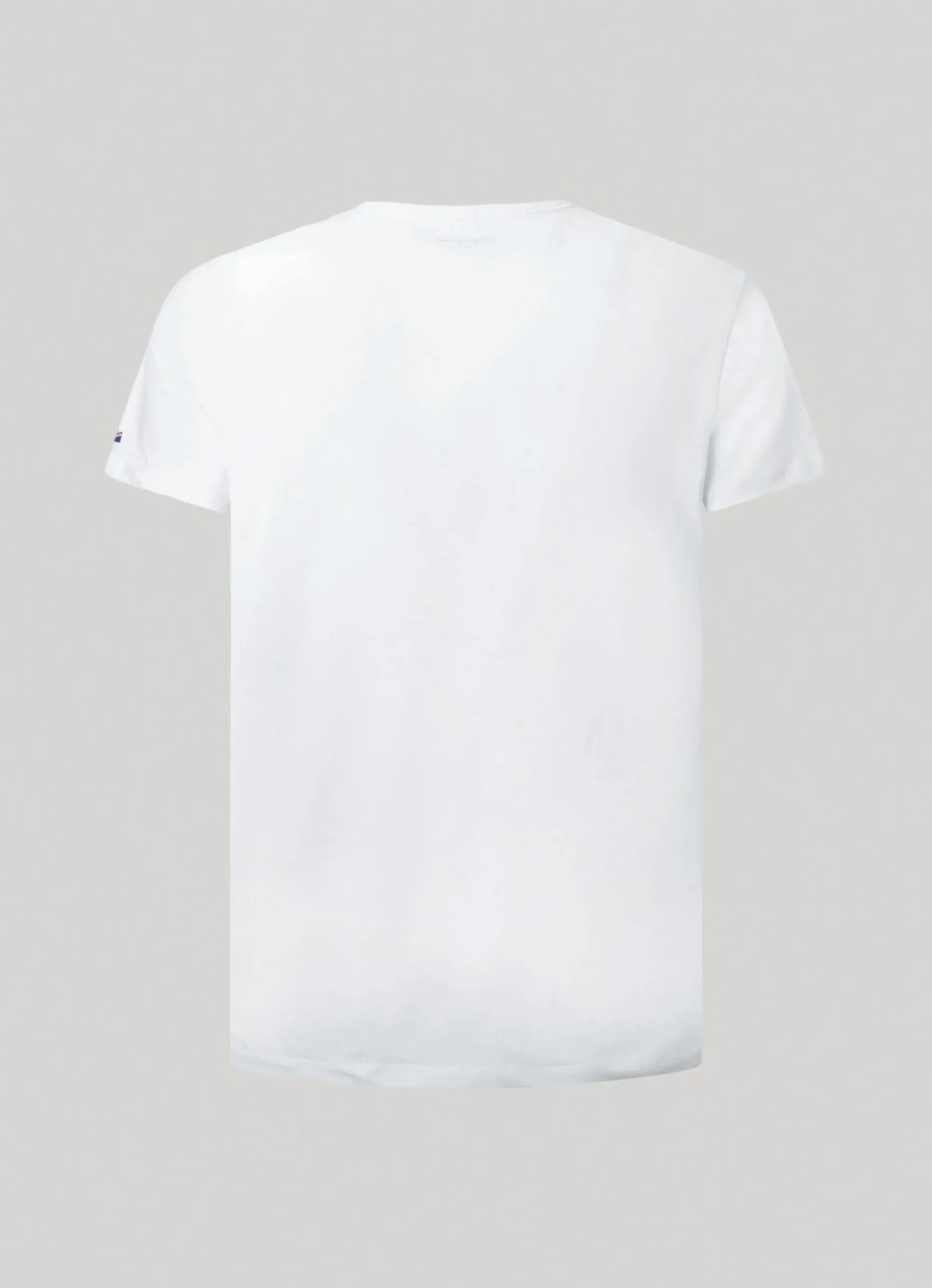 Homem Pepe Jeans T-Shirts>T-Shirt De Algodao Logo Estampado