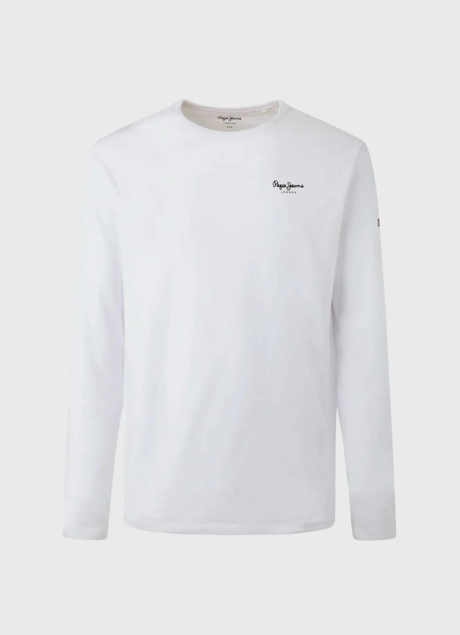 Homem Pepe Jeans T-Shirts>T-Shirt De Algodao Manga Comprida