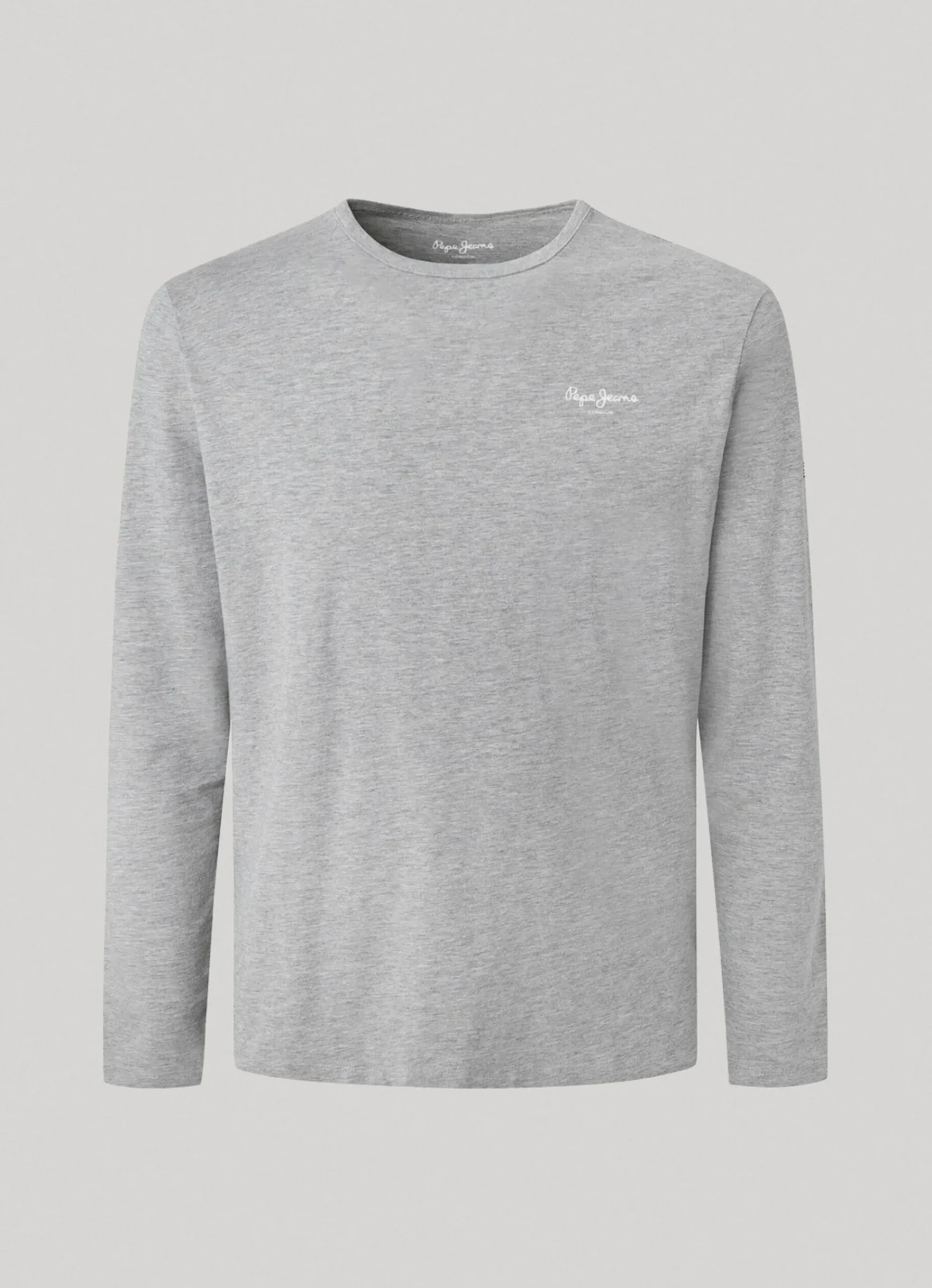 Homem Pepe Jeans T-Shirts>T-Shirt De Algodao Manga Comprida