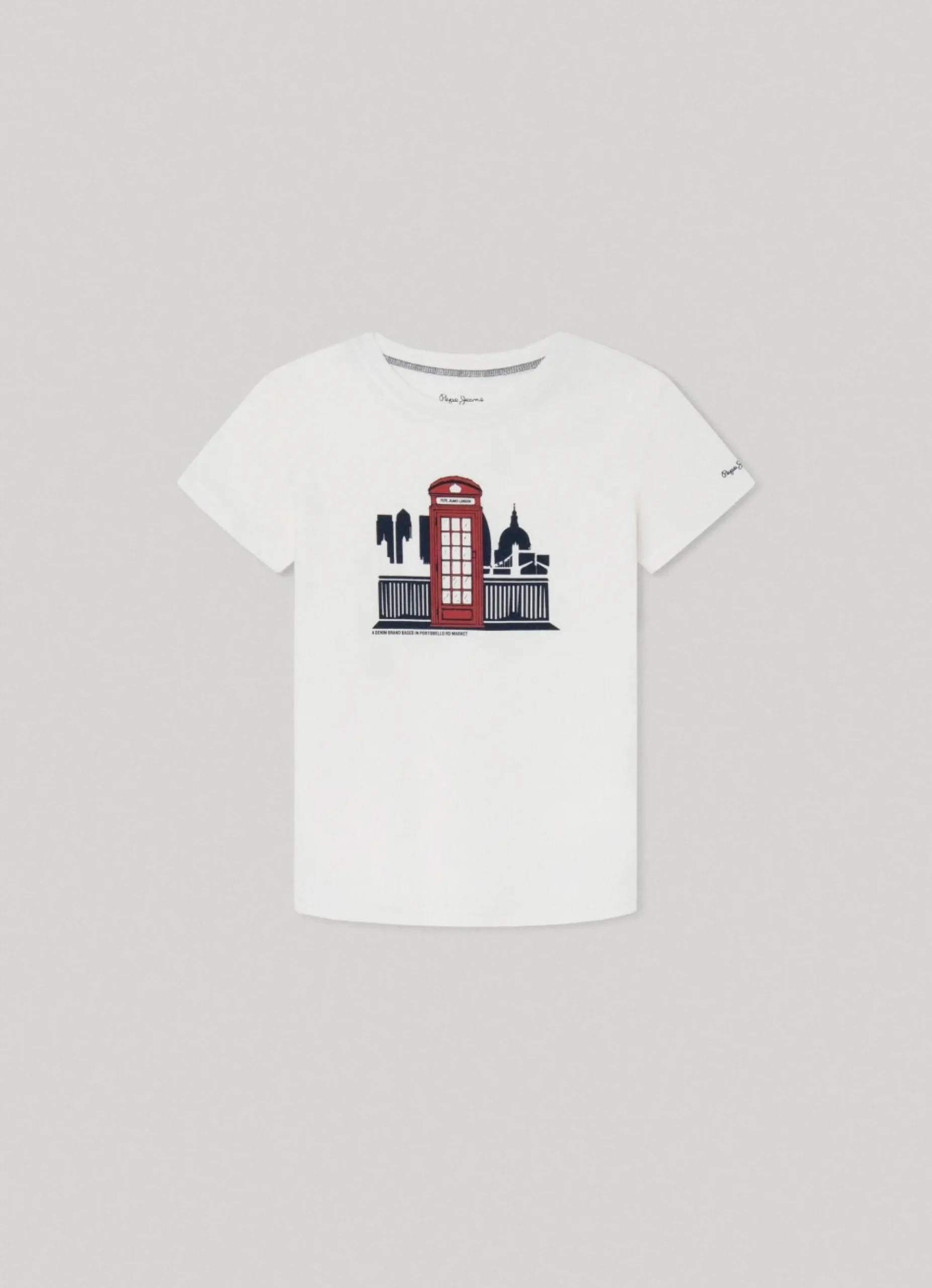 Rapaz Pepe Jeans T-Shirts>T-Shirt Estampada Cabine Telefonica