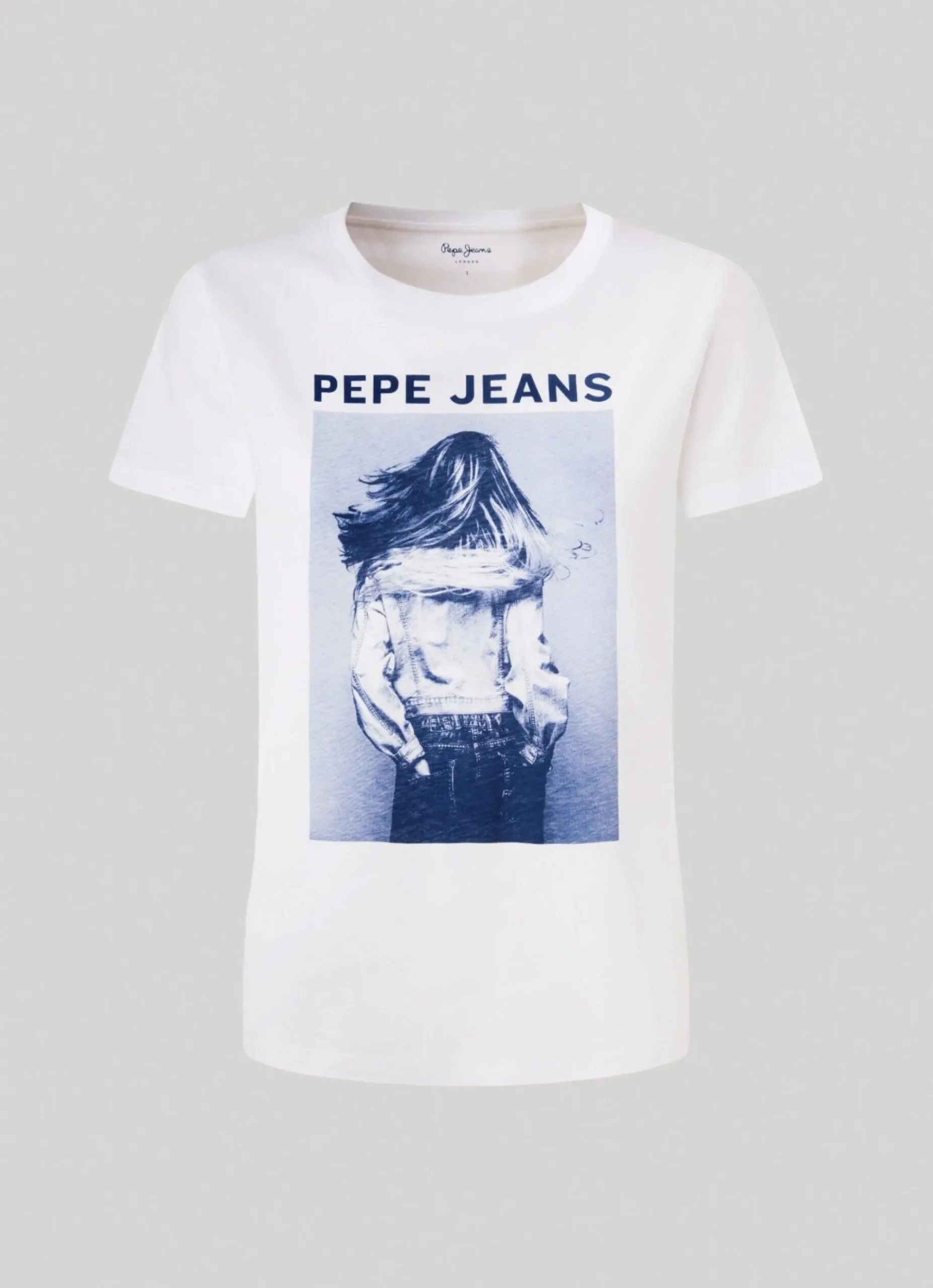 Mulher Pepe Jeans T-Shirts>T-Shirt Estampado Fotografico