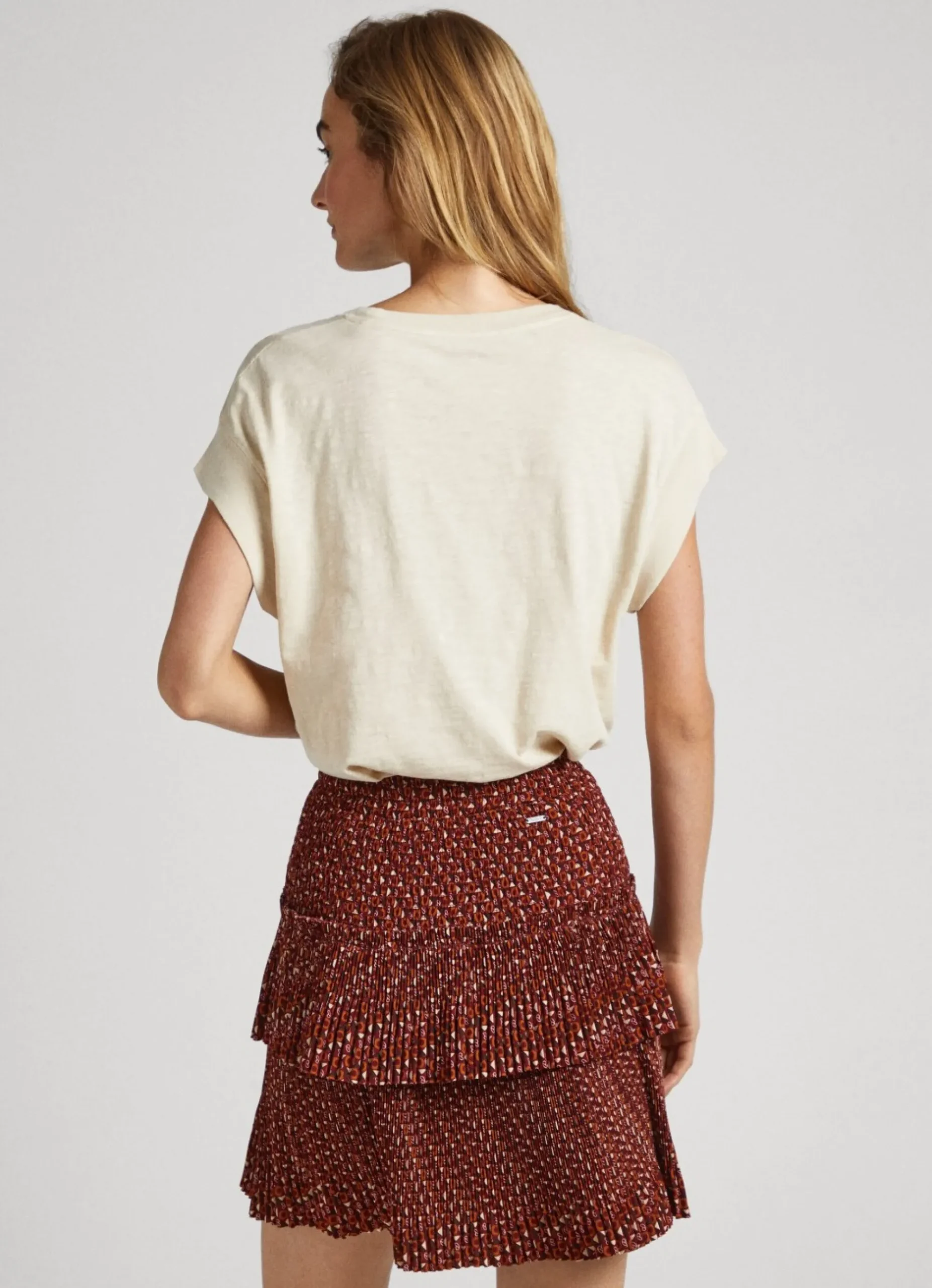 Mulher Pepe Jeans T-Shirts>T-Shirt Estampado Fotografico