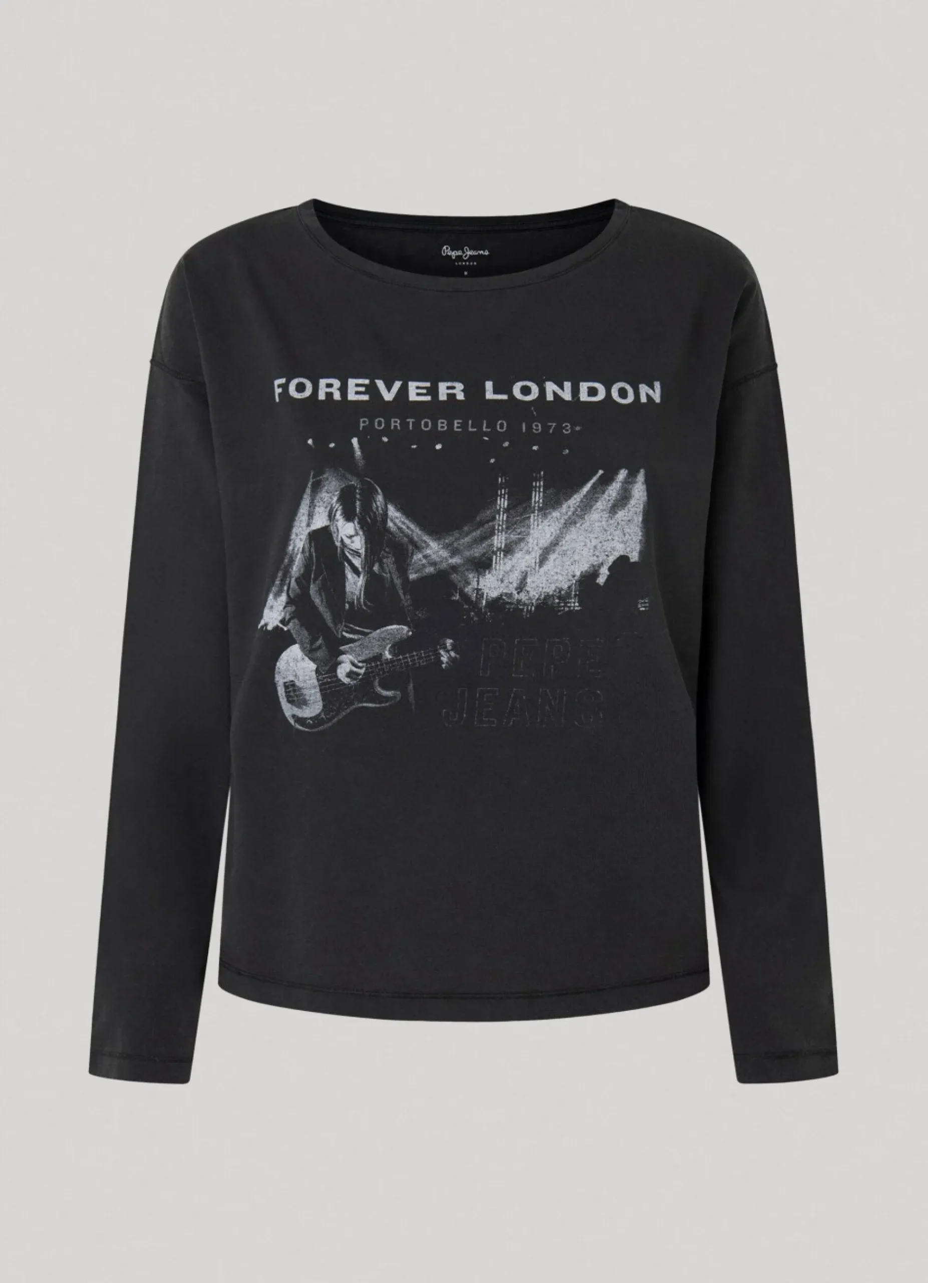 Mulher Pepe Jeans T-Shirts>T-Shirt Estampado Fotografico