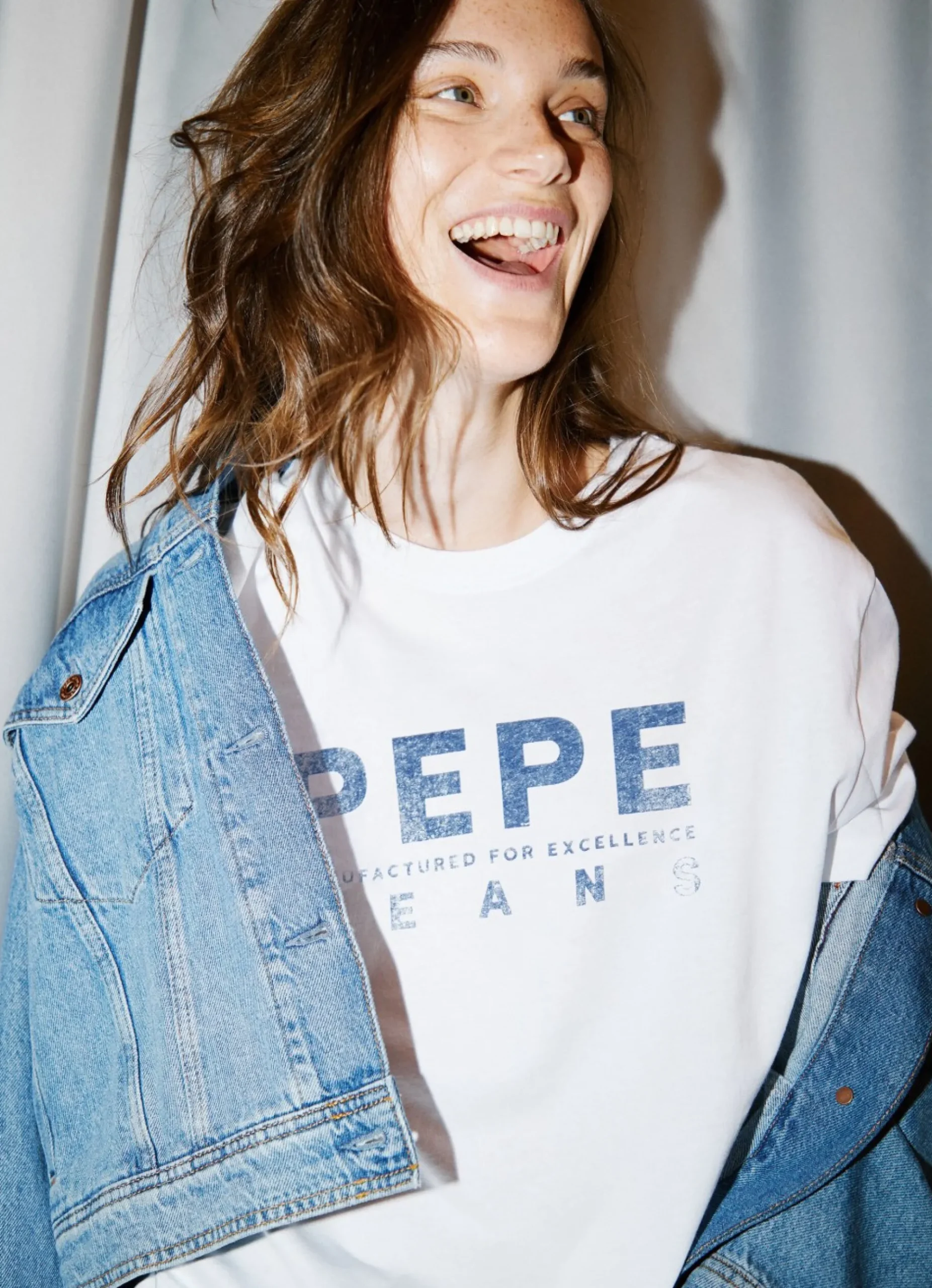 Mulher Pepe Jeans T-Shirts>T-Shirt Heritage Edicao Limitada