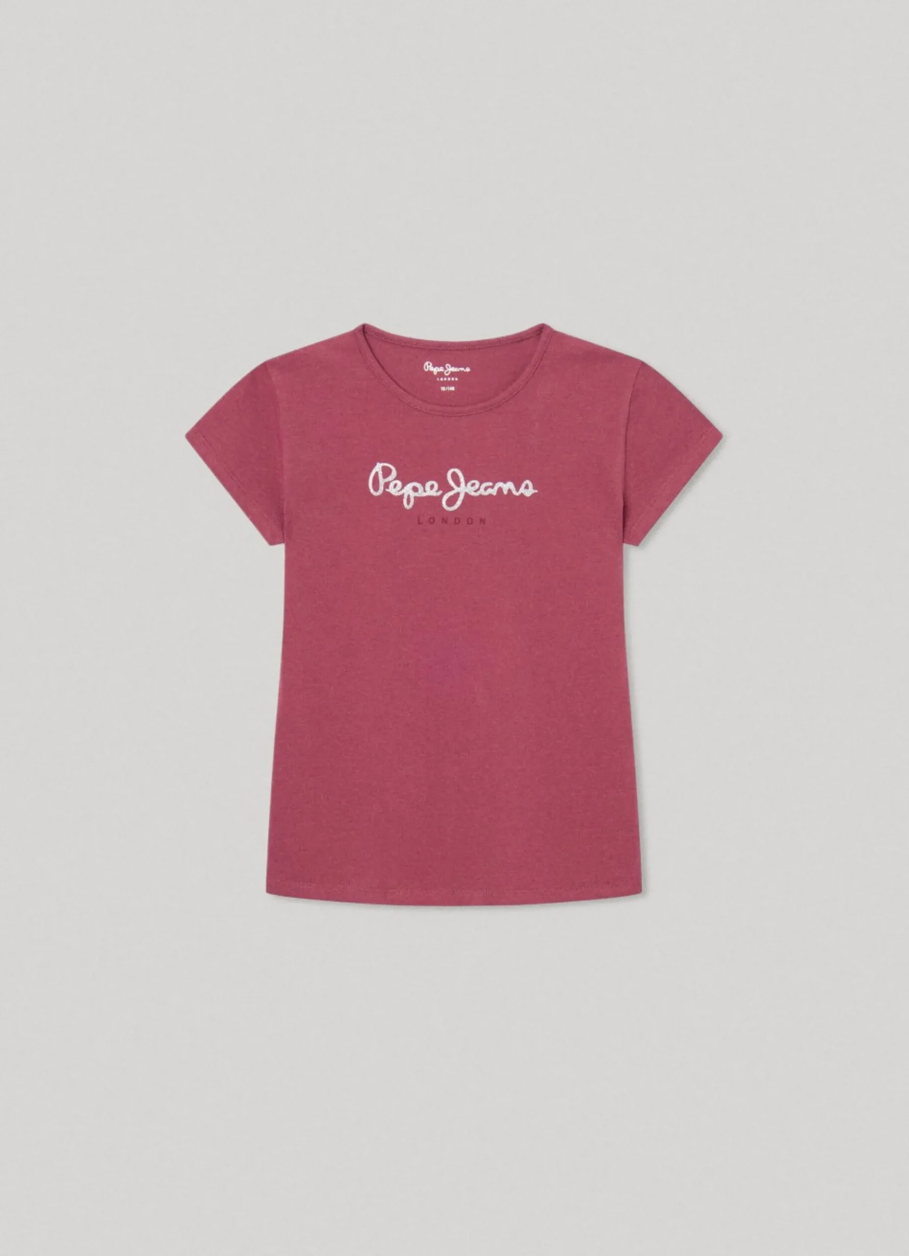 Rapariga Pepe Jeans Camisas E T-Shirts>T-Shirt Logo Detalhe Glitter