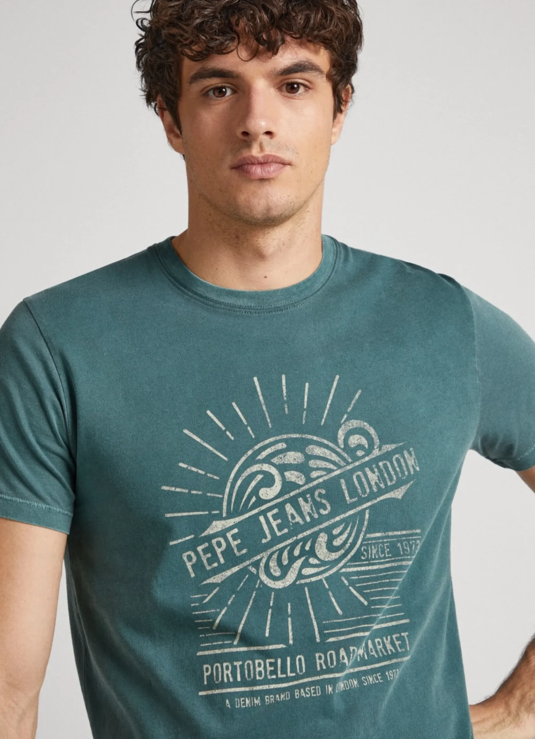 Homem Pepe Jeans T-Shirts>T-Shirt Logo Estampado