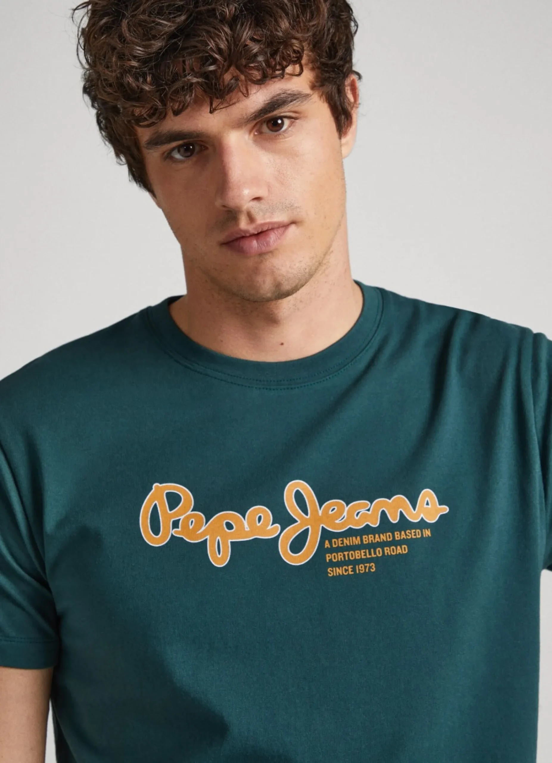Homem Pepe Jeans T-Shirts>T-Shirt Logo Estampado