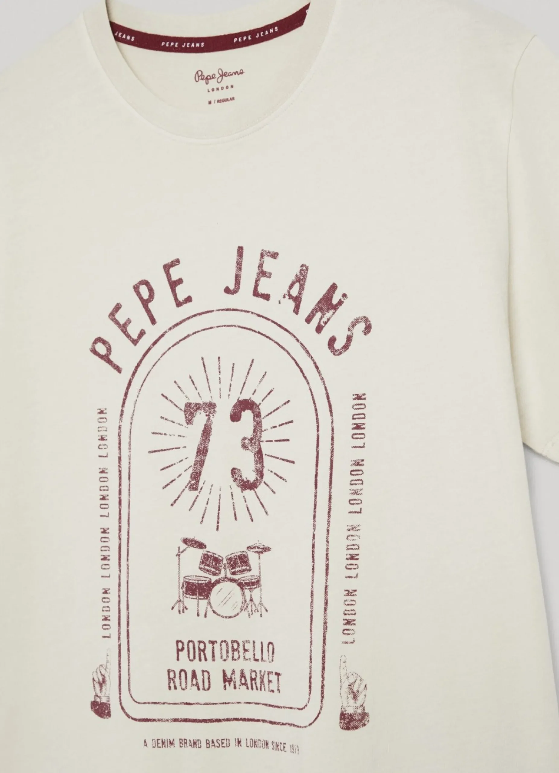 Homem Pepe Jeans T-Shirts>T-Shirt Logo Estampado