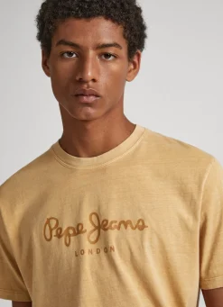Homem Pepe Jeans T-Shirts>T-Shirt Logo Estampado