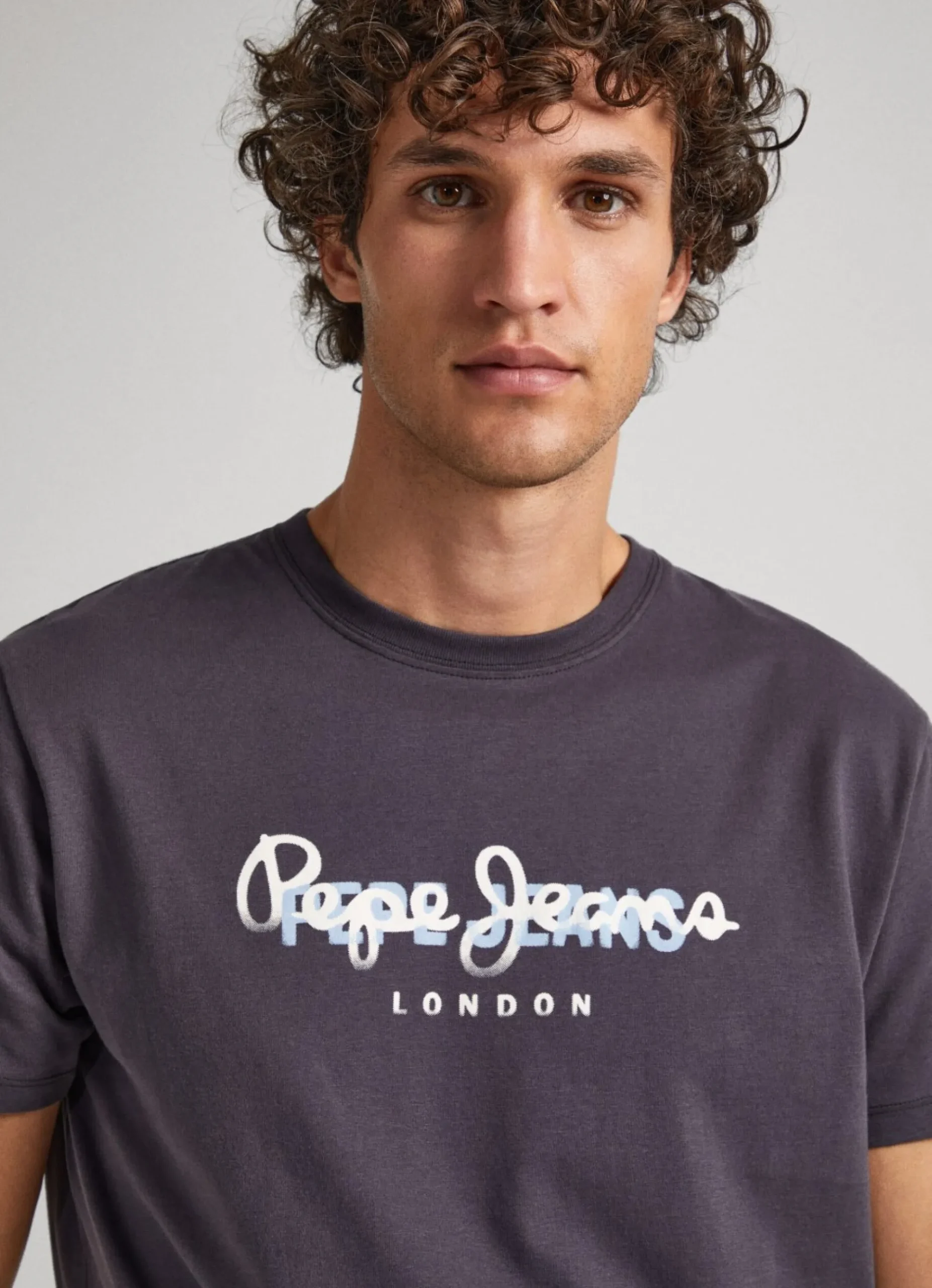 Homem Pepe Jeans T-Shirts>T-Shirt Logo Estampado