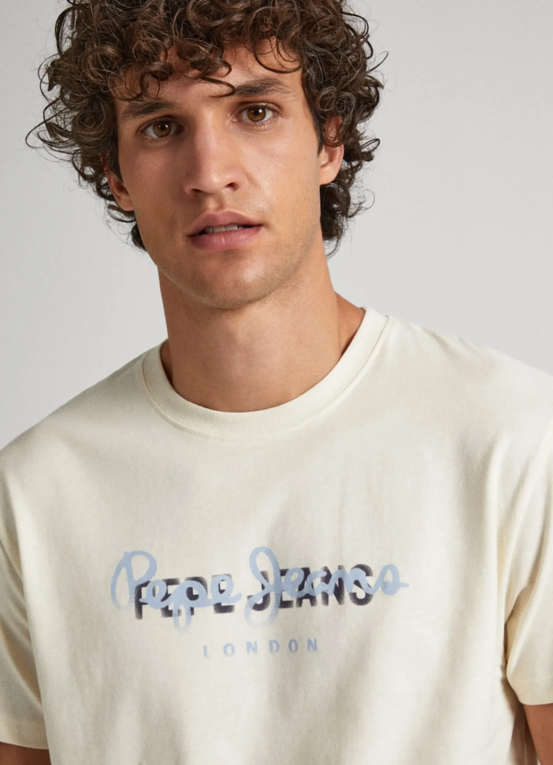 Homem Pepe Jeans T-Shirts>T-Shirt Logo Estampado