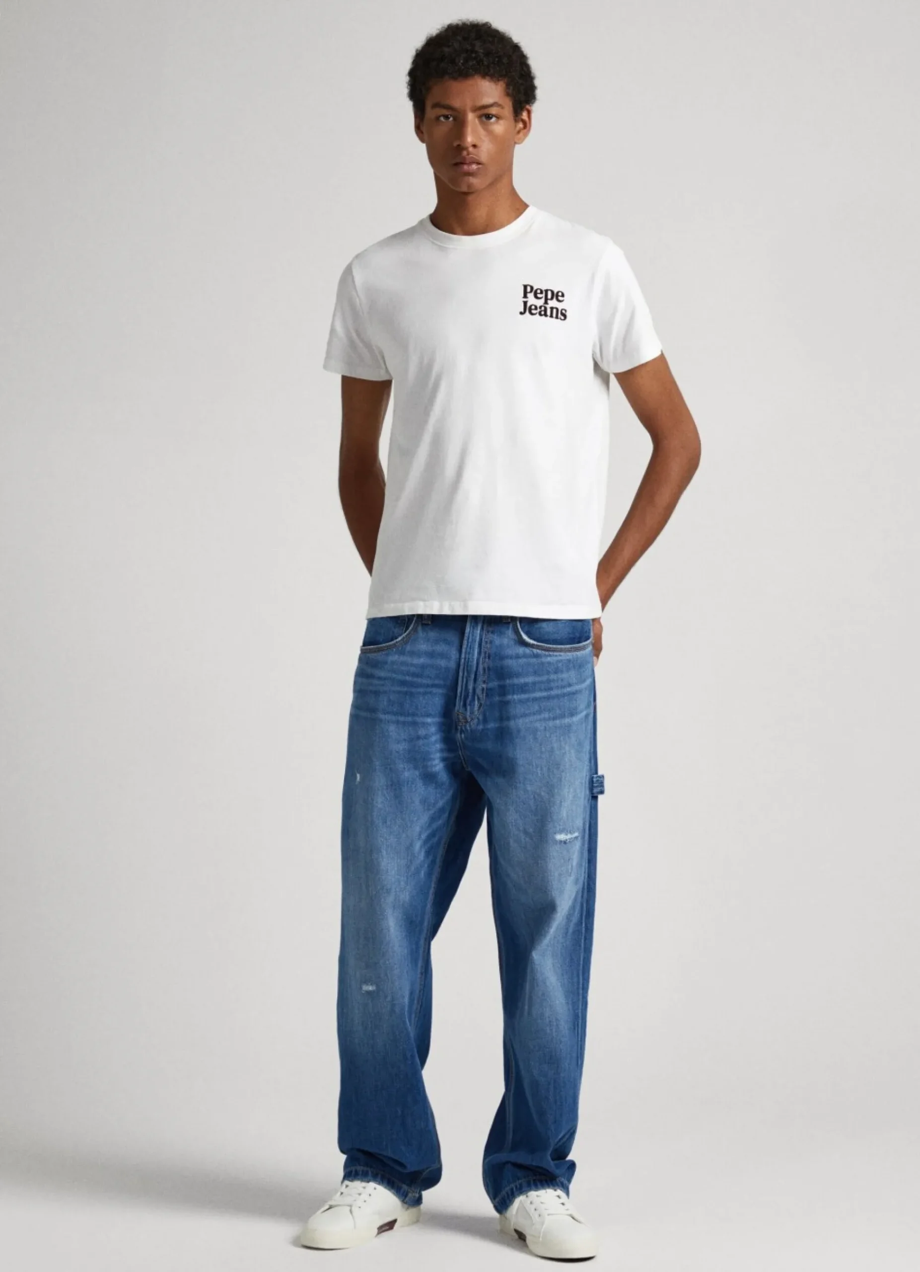 Homem Pepe Jeans T-Shirts>T-Shirt Logo Estampado