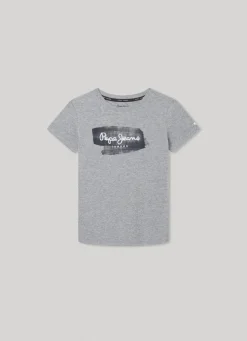 Rapaz Pepe Jeans T-Shirts>T-Shirt Logo Estampado
