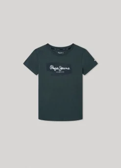 Rapaz Pepe Jeans T-Shirts>T-Shirt Logo Estampado