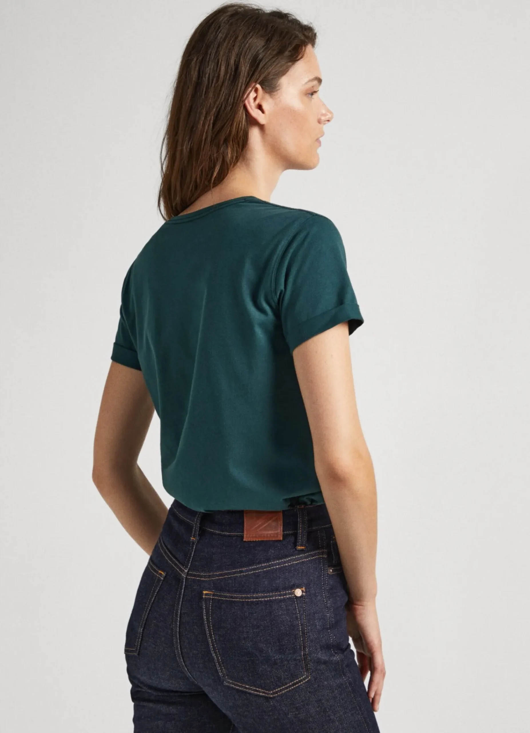 Mulher Pepe Jeans T-Shirts>T-Shirt Logo Estampado