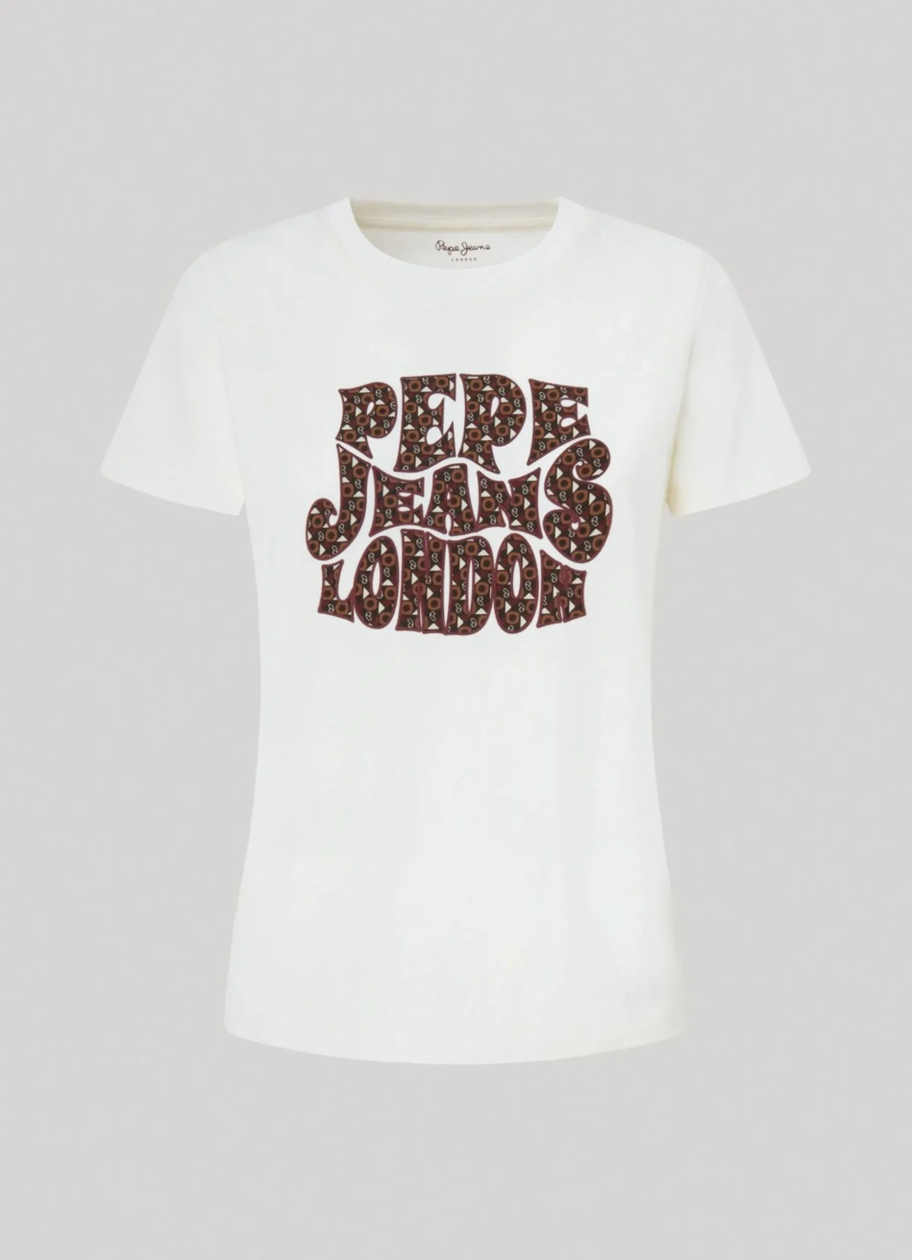 Mulher Pepe Jeans T-Shirts>T-Shirt Logo Estampado