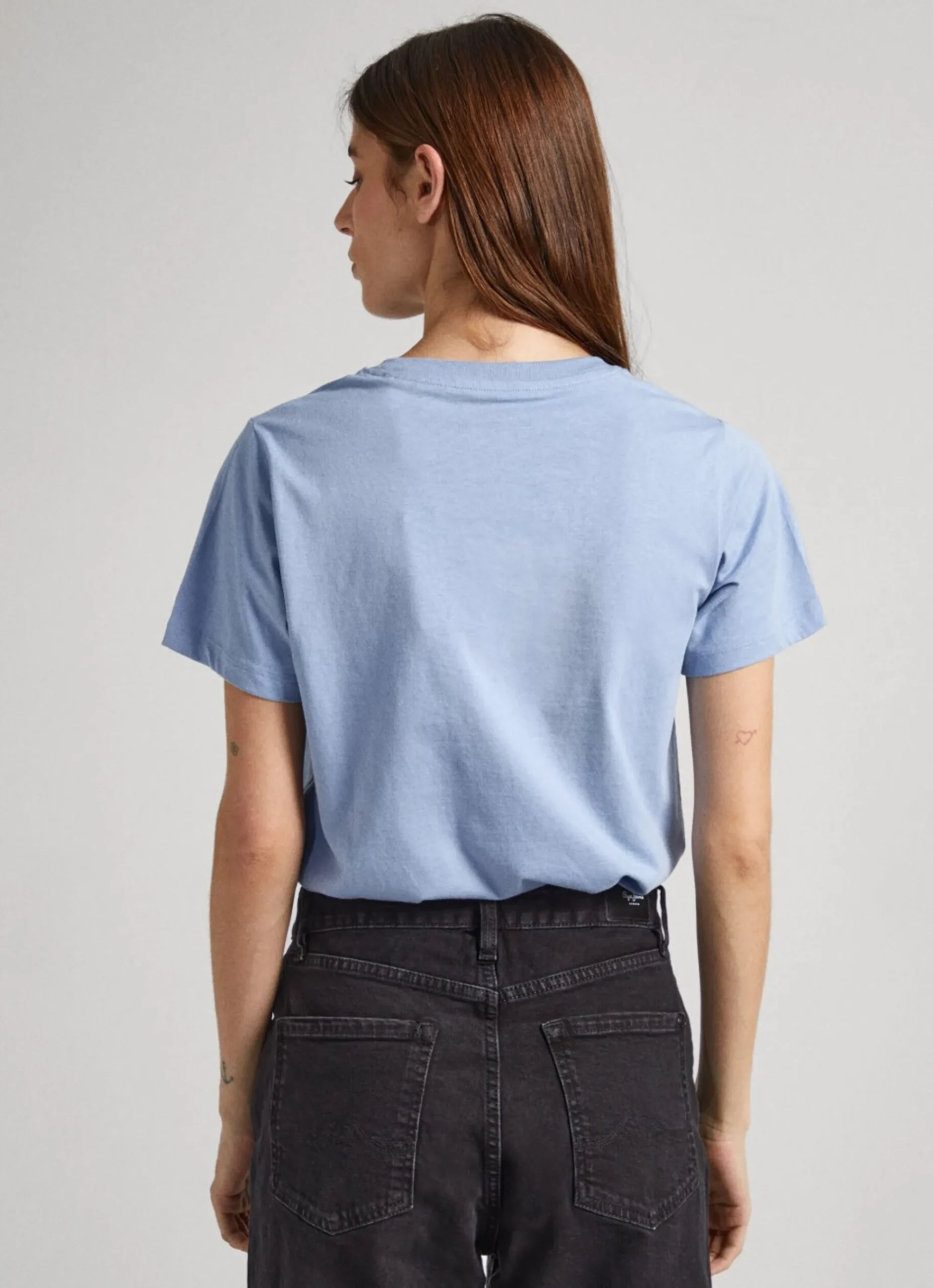 Mulher Pepe Jeans T-Shirts>T-Shirt Logo Estampado