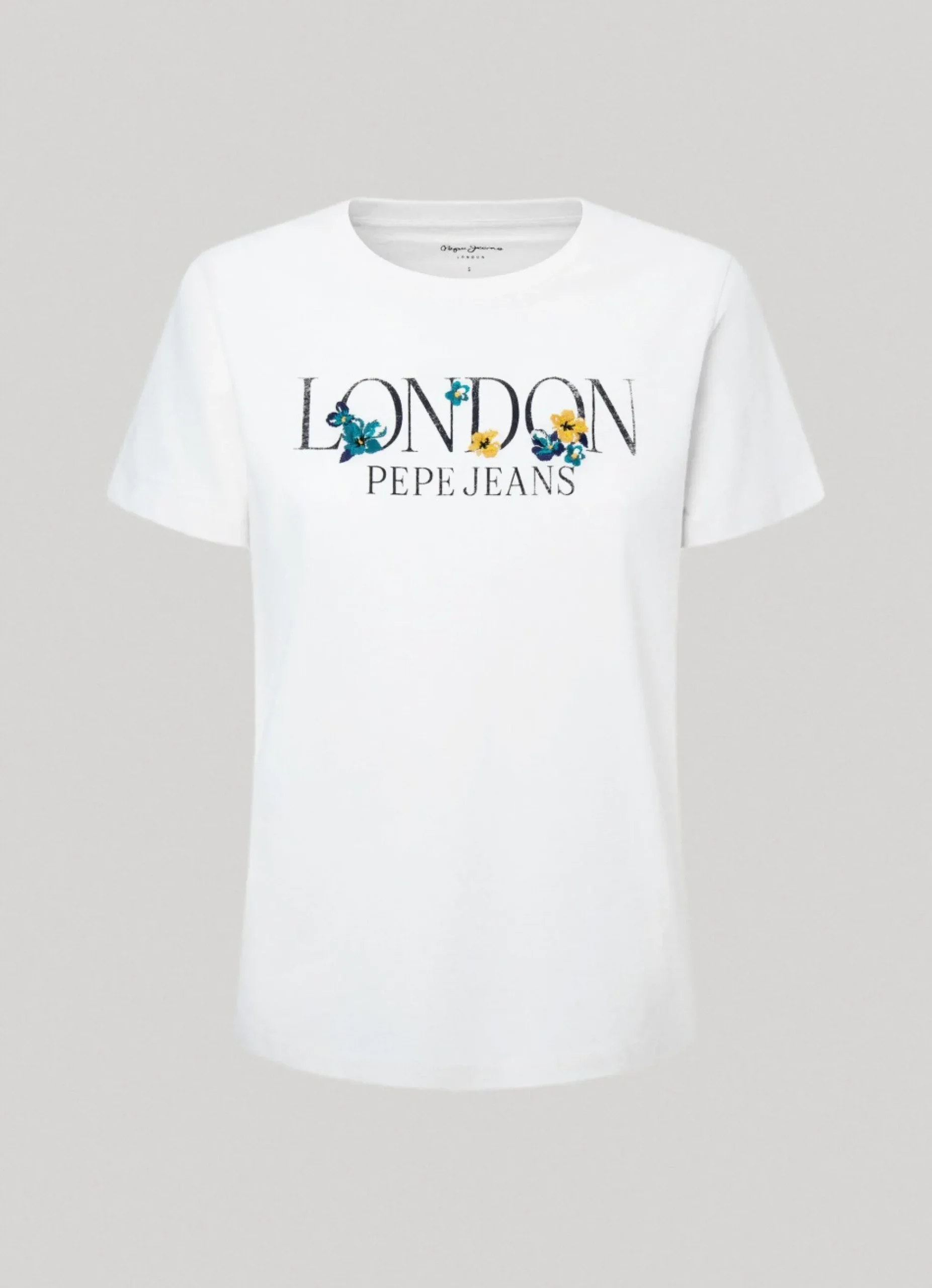 Mulher Pepe Jeans T-Shirts>T-Shirt Logo Estampado