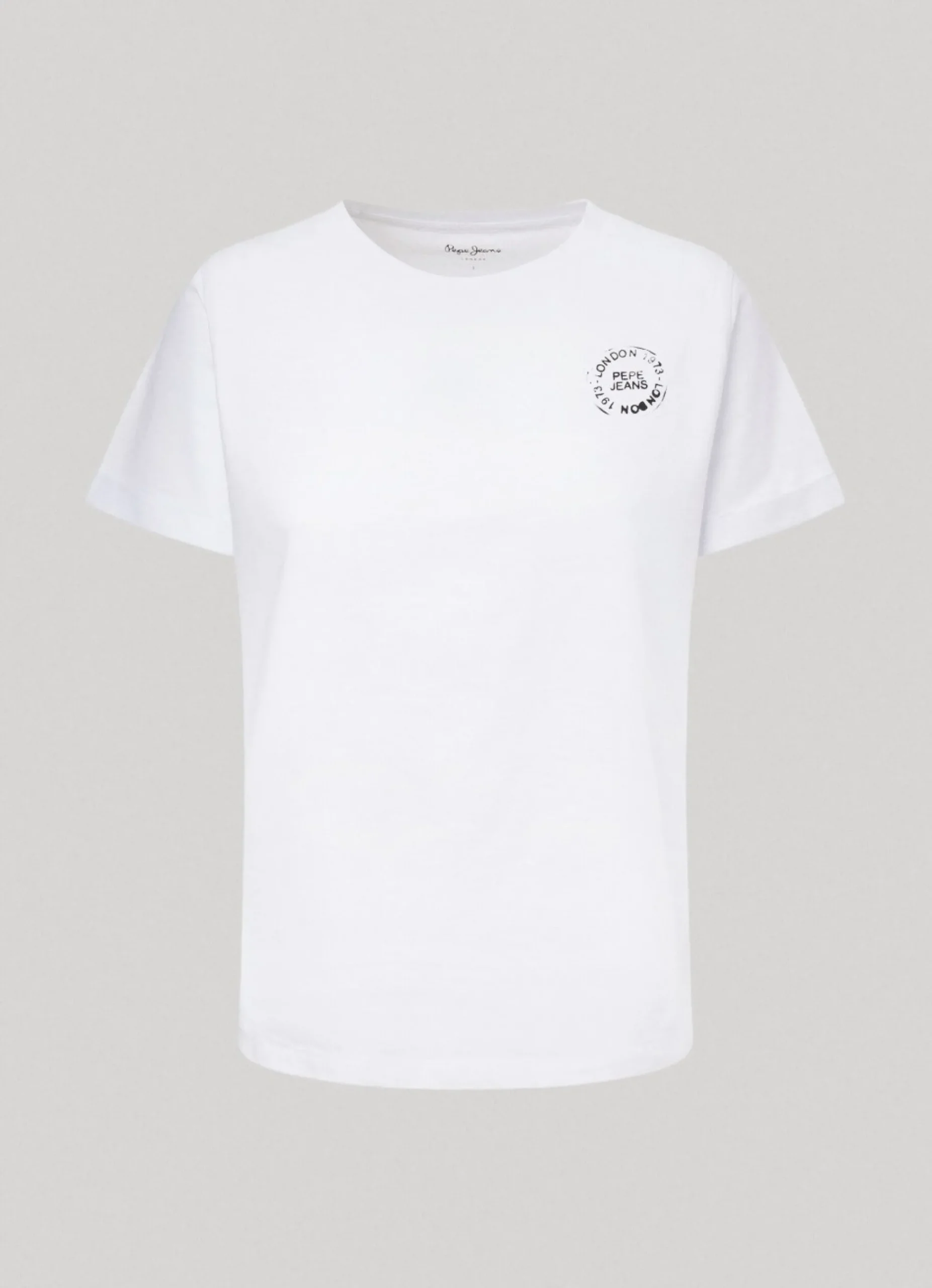 Mulher Pepe Jeans T-Shirts>T-Shirt Logo Estampado