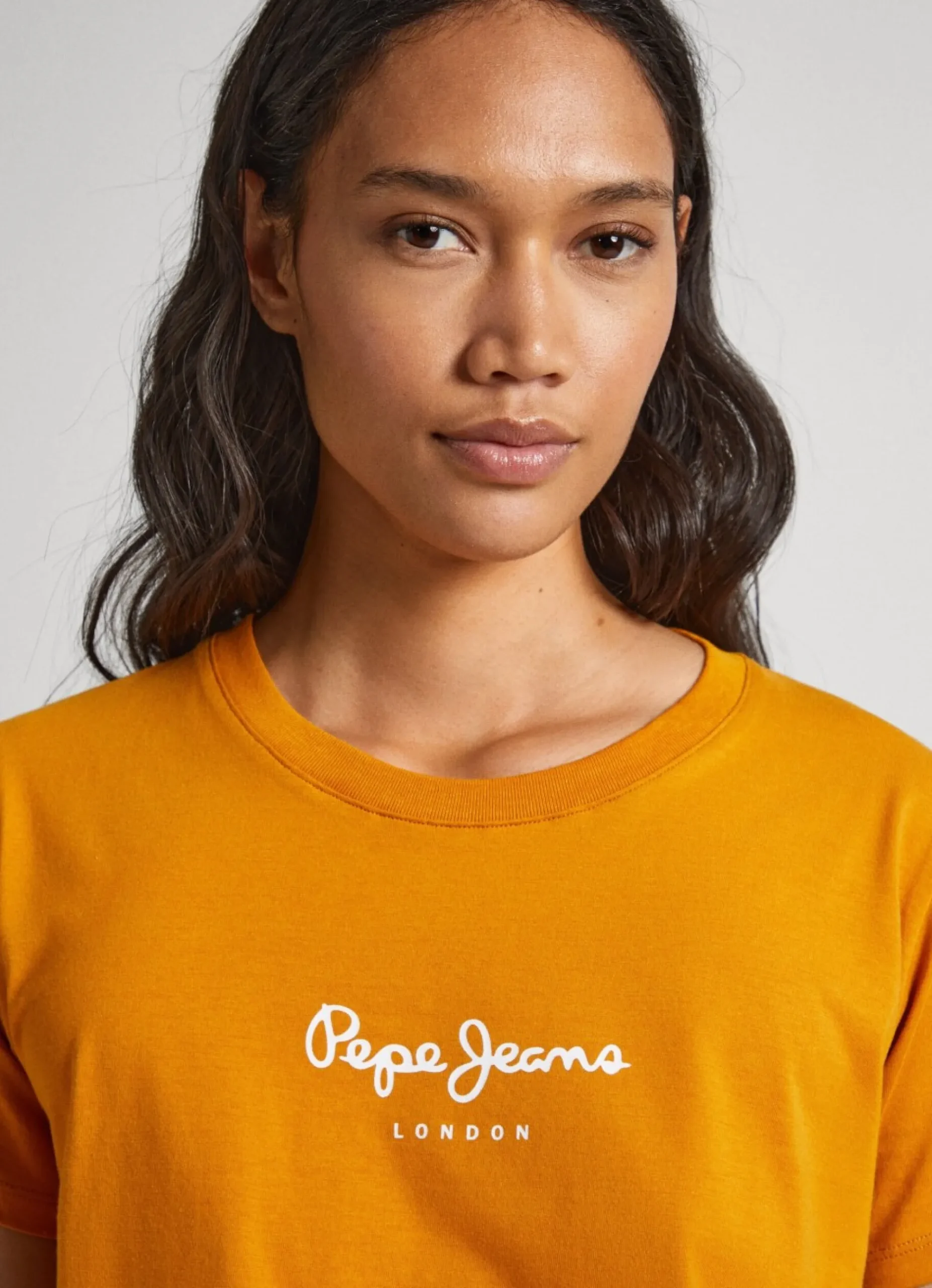 Mulher Pepe Jeans T-Shirts>T-Shirt Logo Estampado