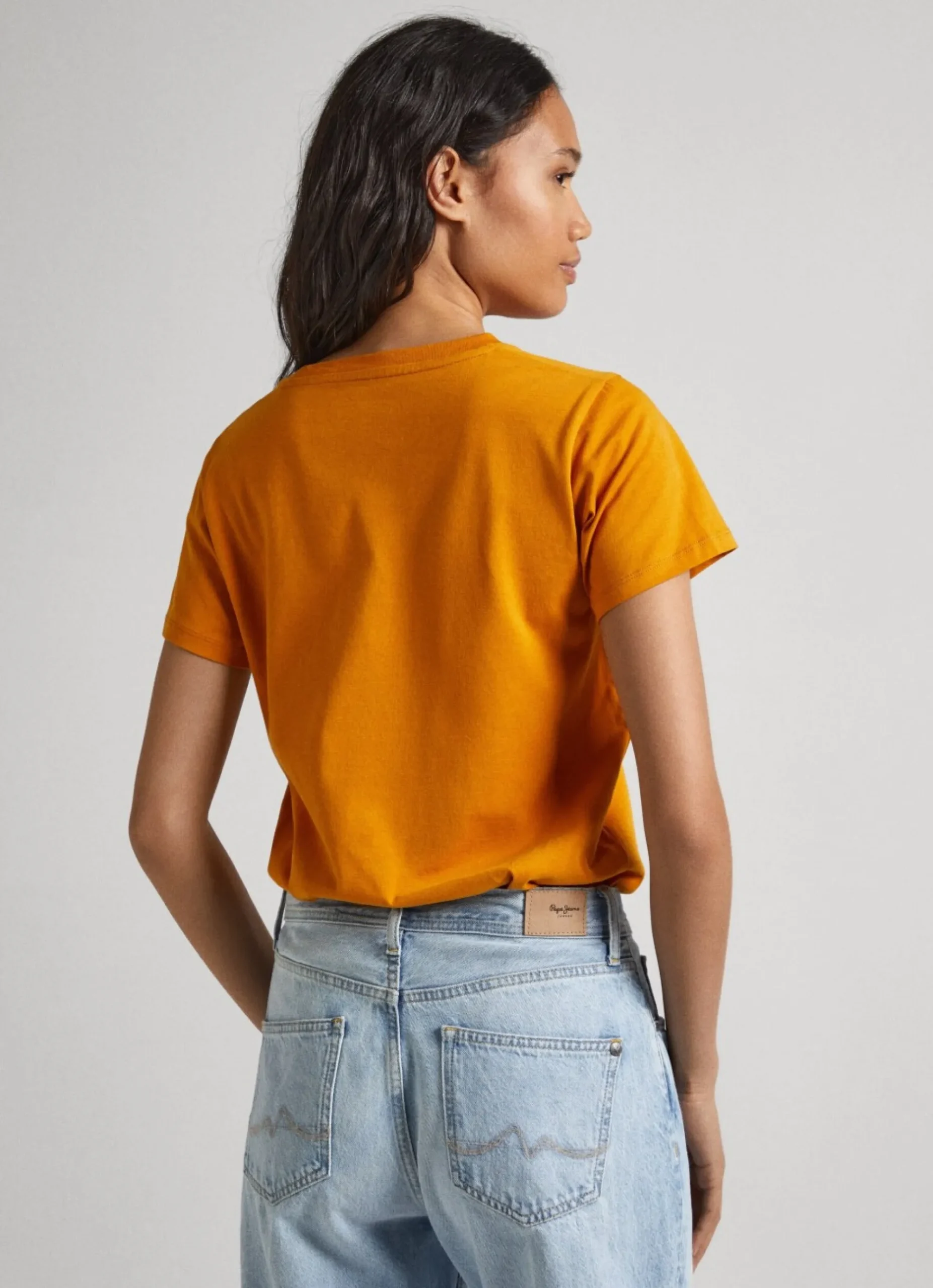 Mulher Pepe Jeans T-Shirts>T-Shirt Logo Estampado