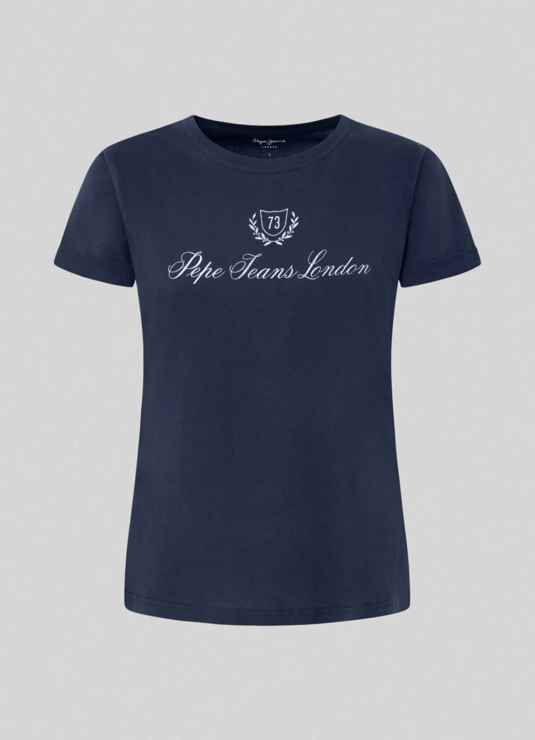 Mulher Pepe Jeans T-Shirts>T-Shirt Logo Estampado