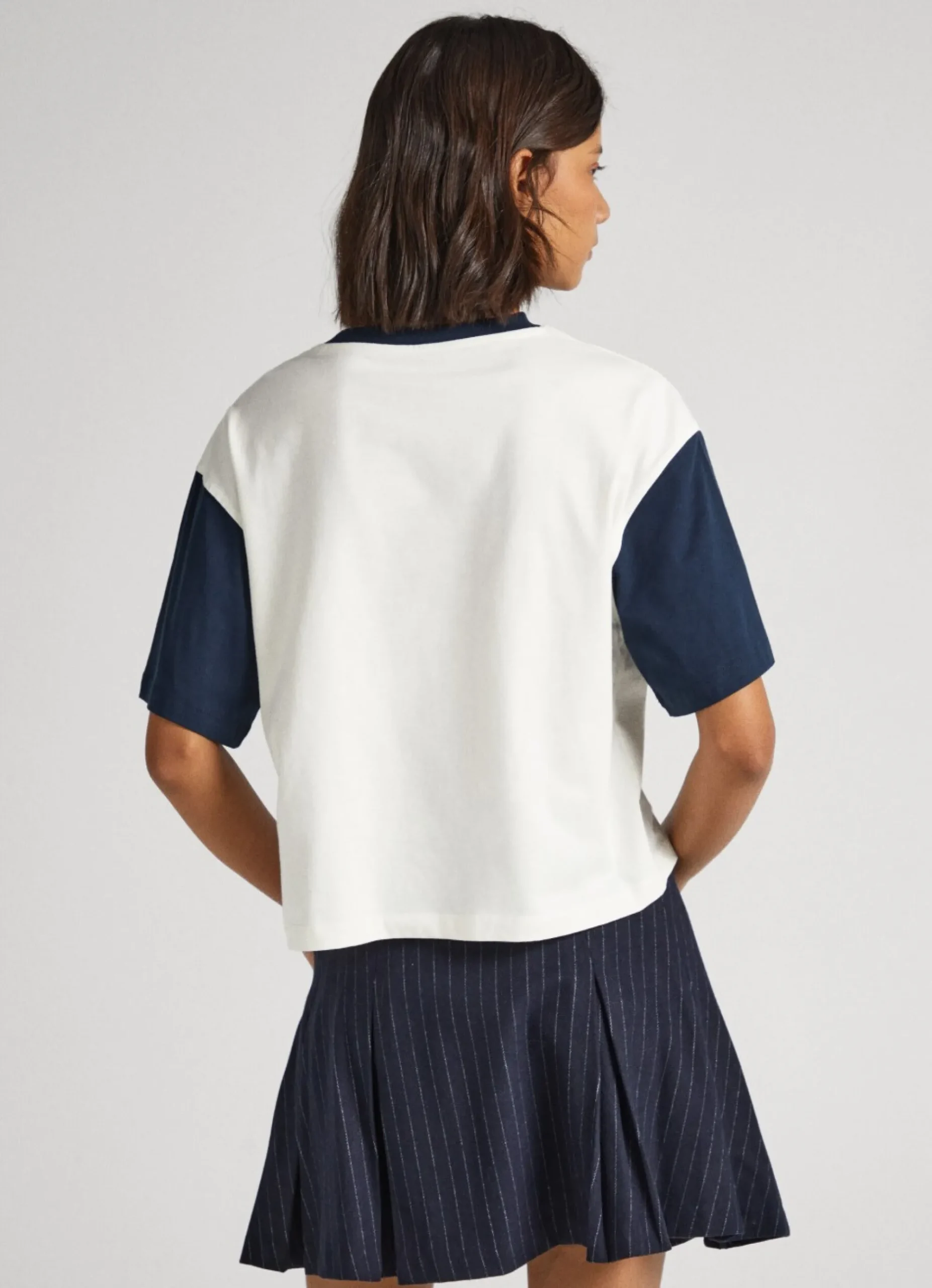 Mulher Pepe Jeans T-Shirts>T-Shirt Logo Heritage