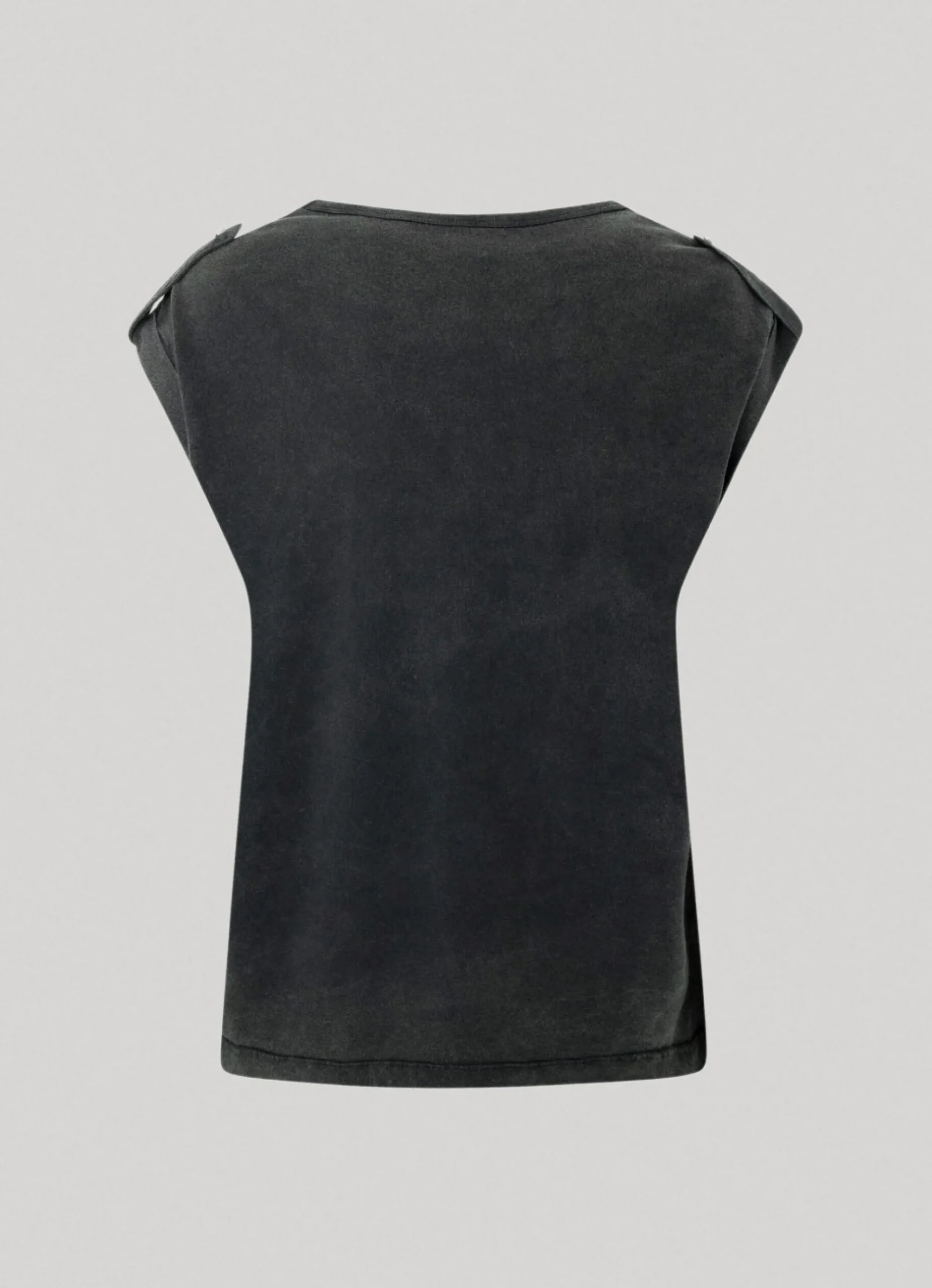 Mulher Pepe Jeans T-Shirts>T-Shirt Logo Strass