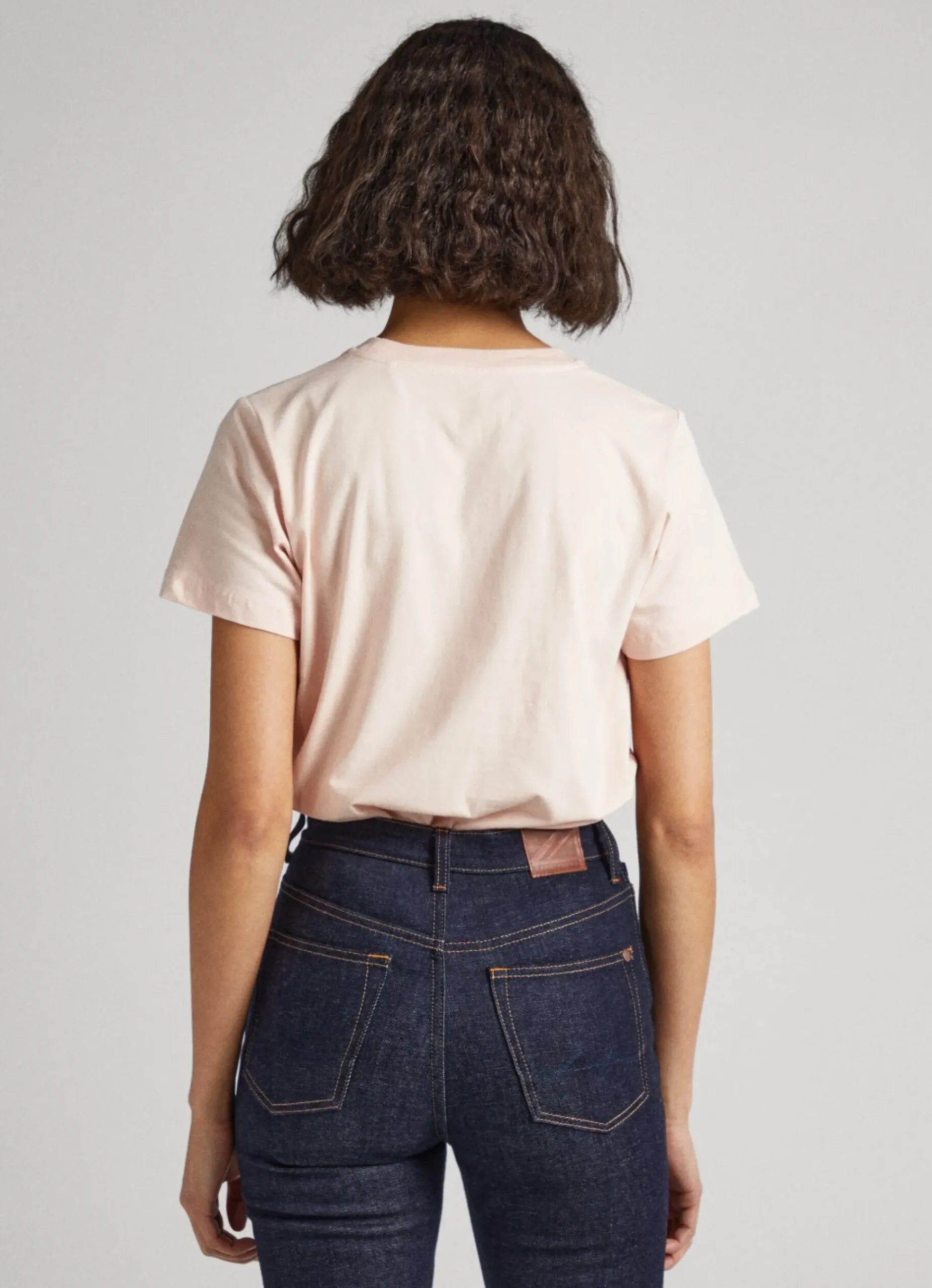 Mulher Pepe Jeans T-Shirts>T-Shirt Logo Strass